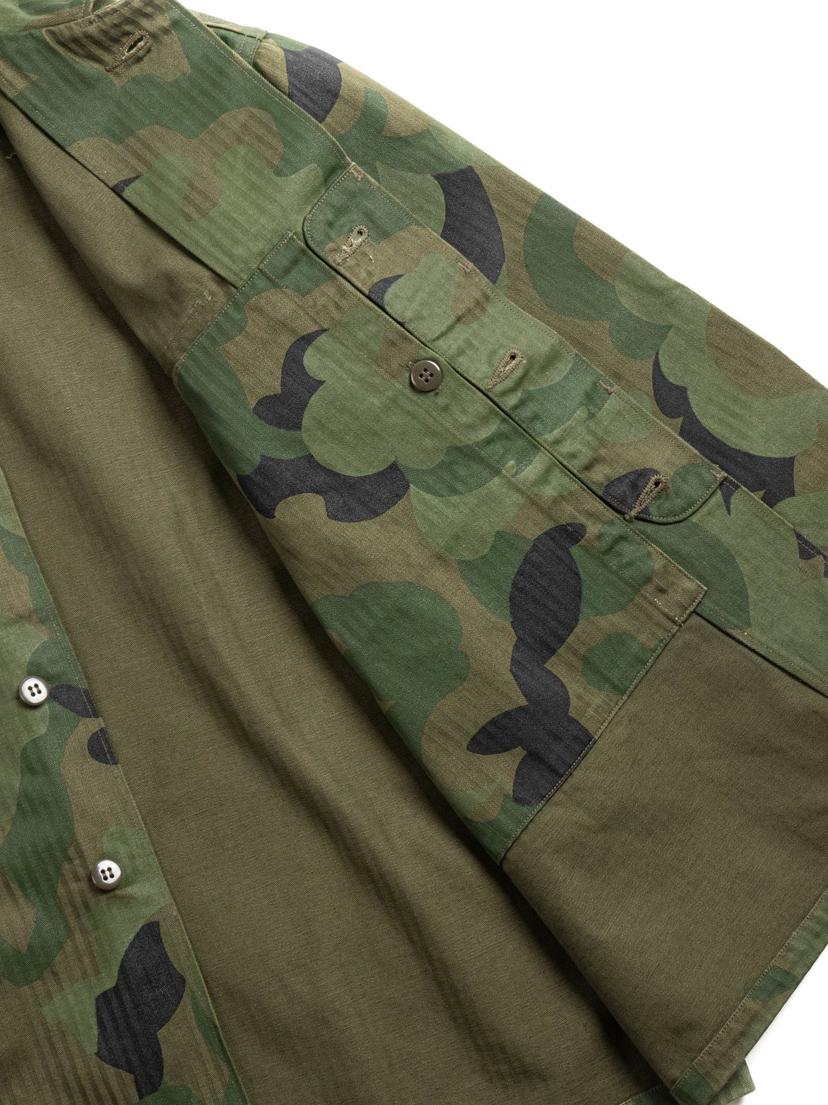 (LOT 2226) USMC HBT P53 UTILITY JACKET CAMOUFLAGE - Image 4
