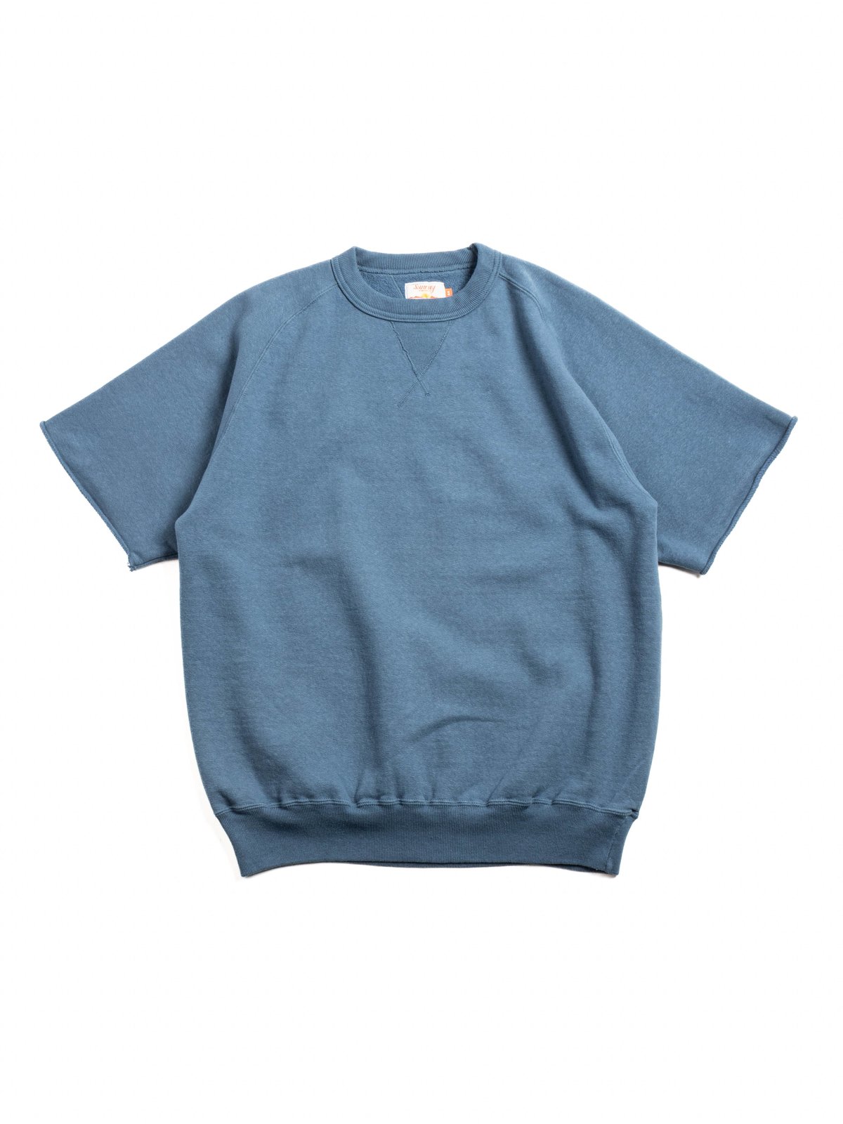 WAIALUA S/S SWEATSHIRT INDIAN TEAL - Image 1