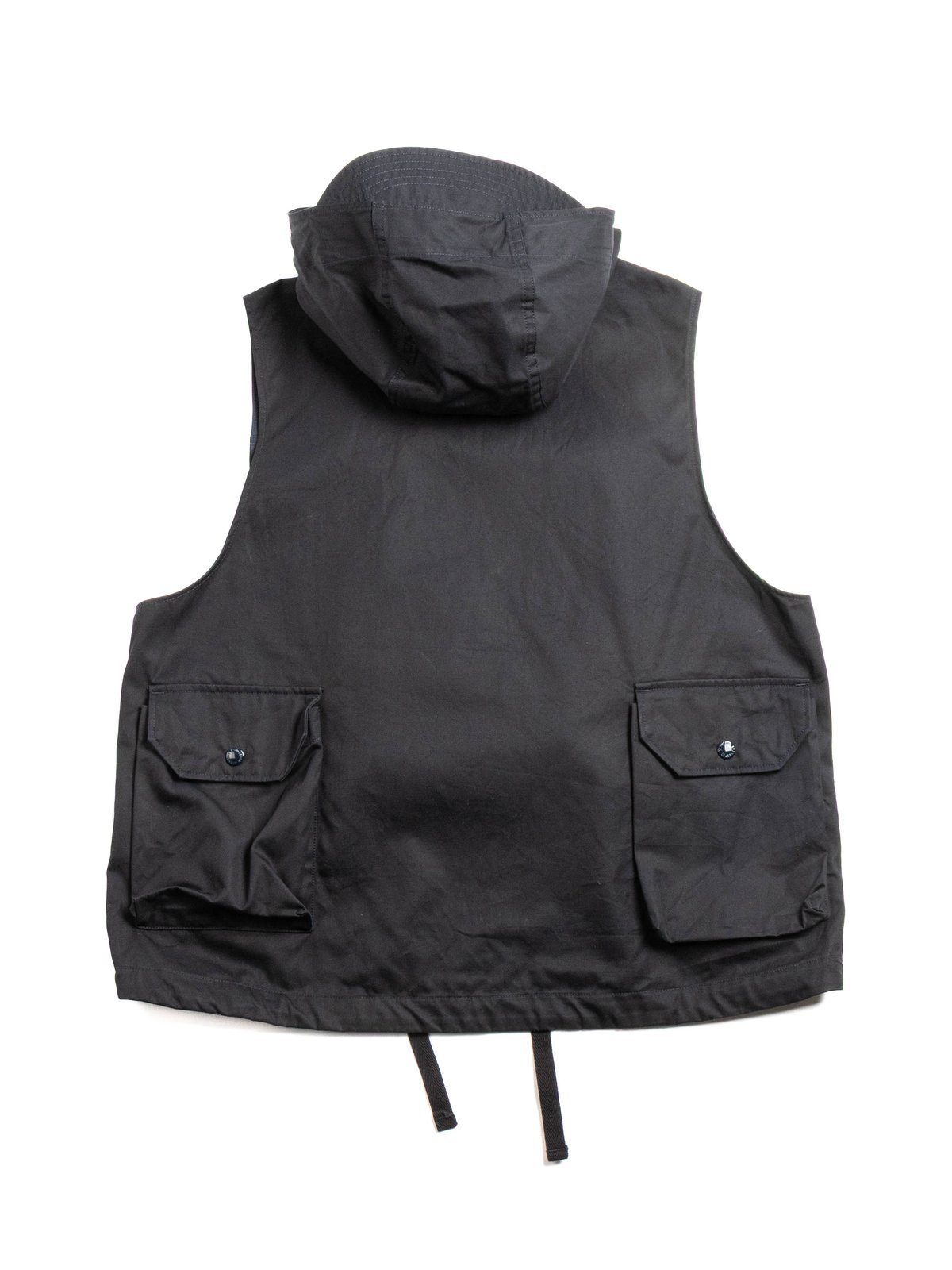FIELD VEST DK. NAVY COTTON VENTILE TWILL - Image 5