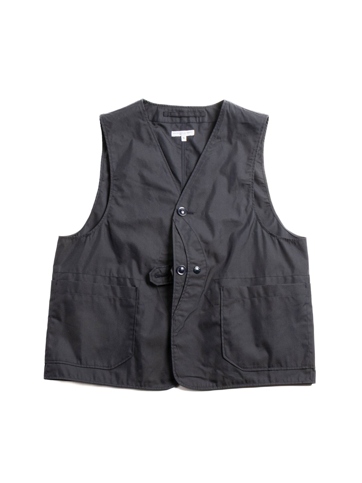 UPLAND VEST DK.NAVY LT WEIGHT NYCO TWILL  - Image 1