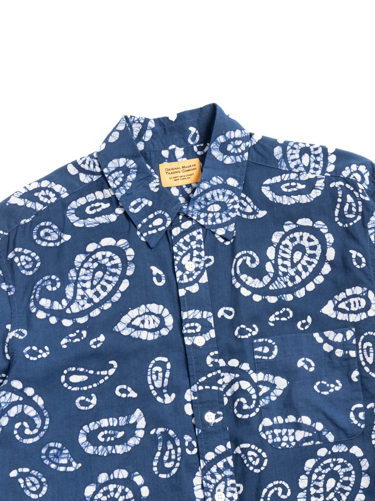 (OM45645.33) STANDARD WEAVE BATIK SHIRT WHITE PRINT - Image 2