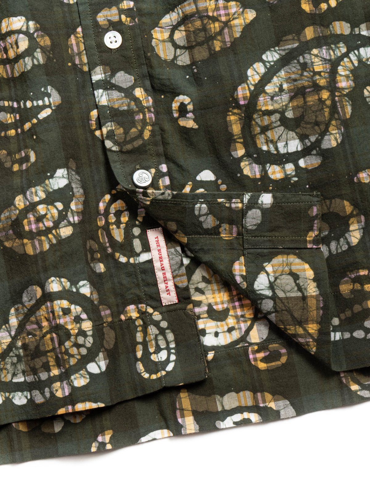 (OM45645.11) STANDARD WEAVE MADRAS CHECK BATIK GREEN - Image 3