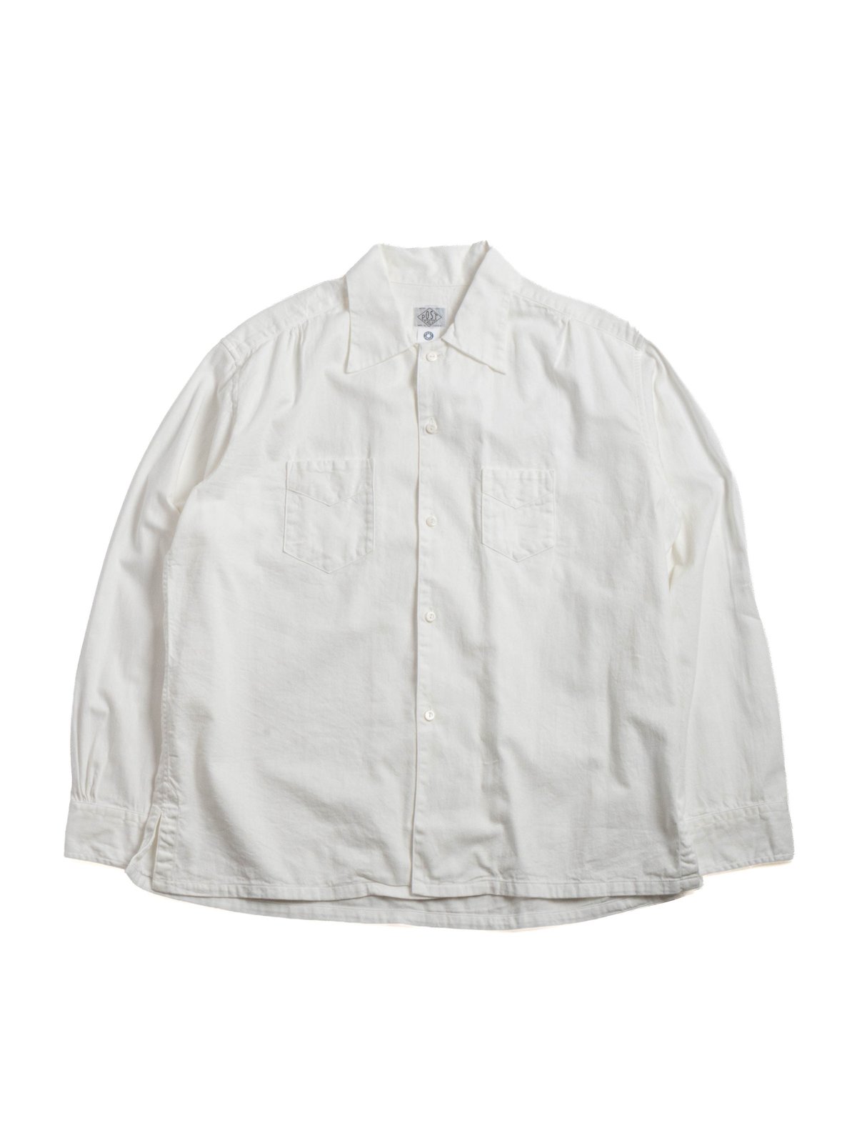 (3233&ndash;VTW) E&ndash;Z POST UNIVERSAL SHIRT / VINTAGE TWILL / WHITE - Image 1