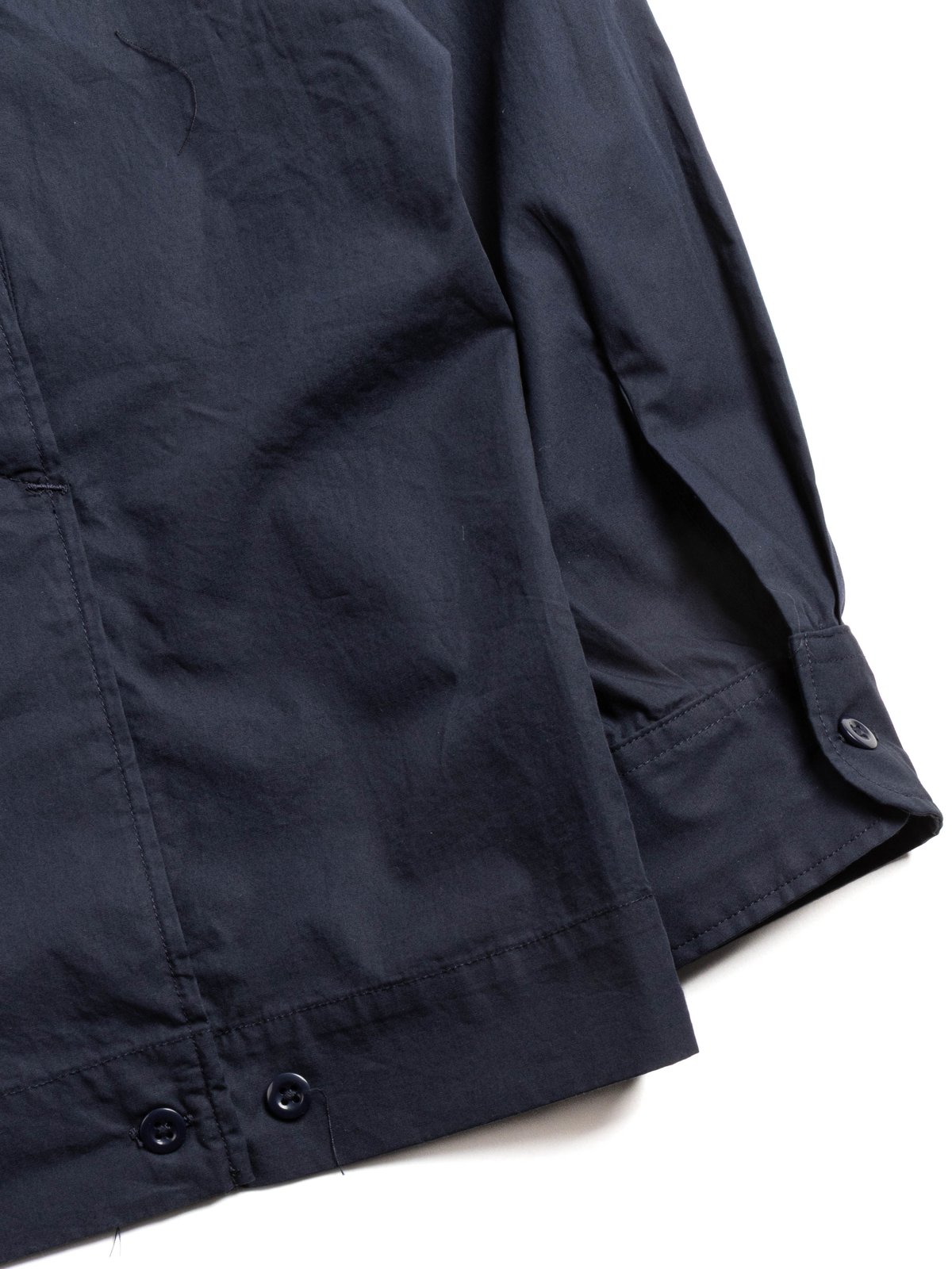 BOWLING SHIRT DK.NAVY COTTON BROADCLOTH - Image 4