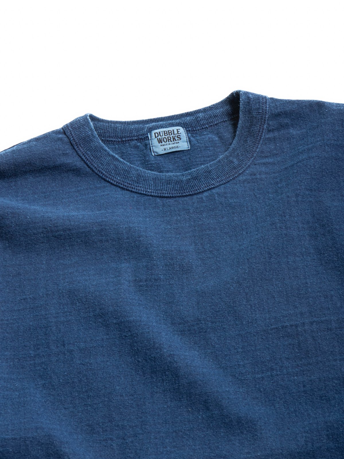 (LOT 55001IND) 7.7OZ MID WEIGHT L/S TEE INDIGO DYE - Image 2
