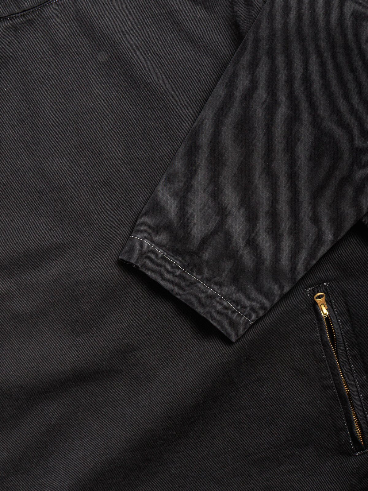 REVERSIBLE PULLOVER JACKET BLACK TAR - Image 4