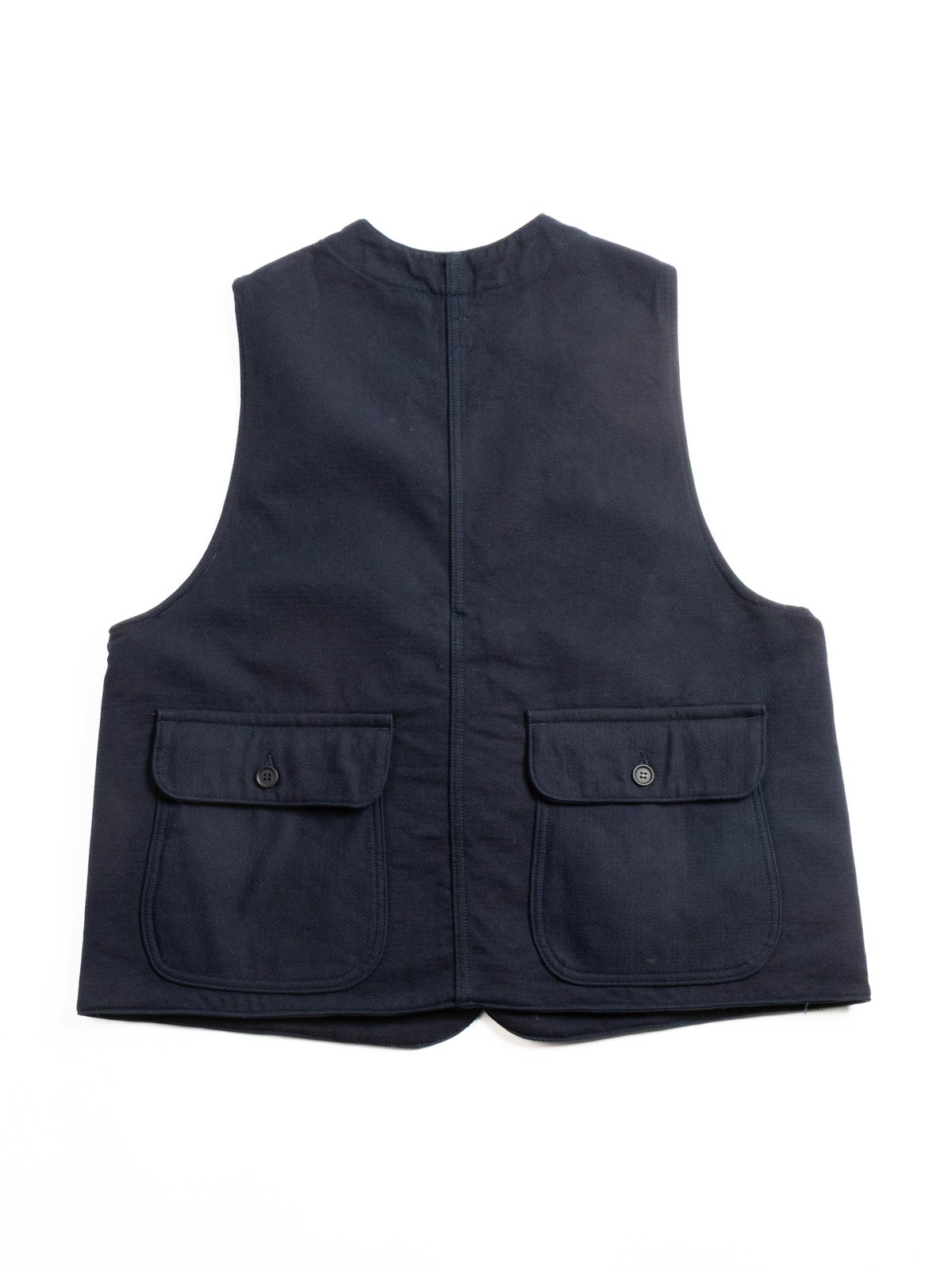 (CV002) GAME VEST HUNTING DOBBY CLOTH NAVY - Image 6
