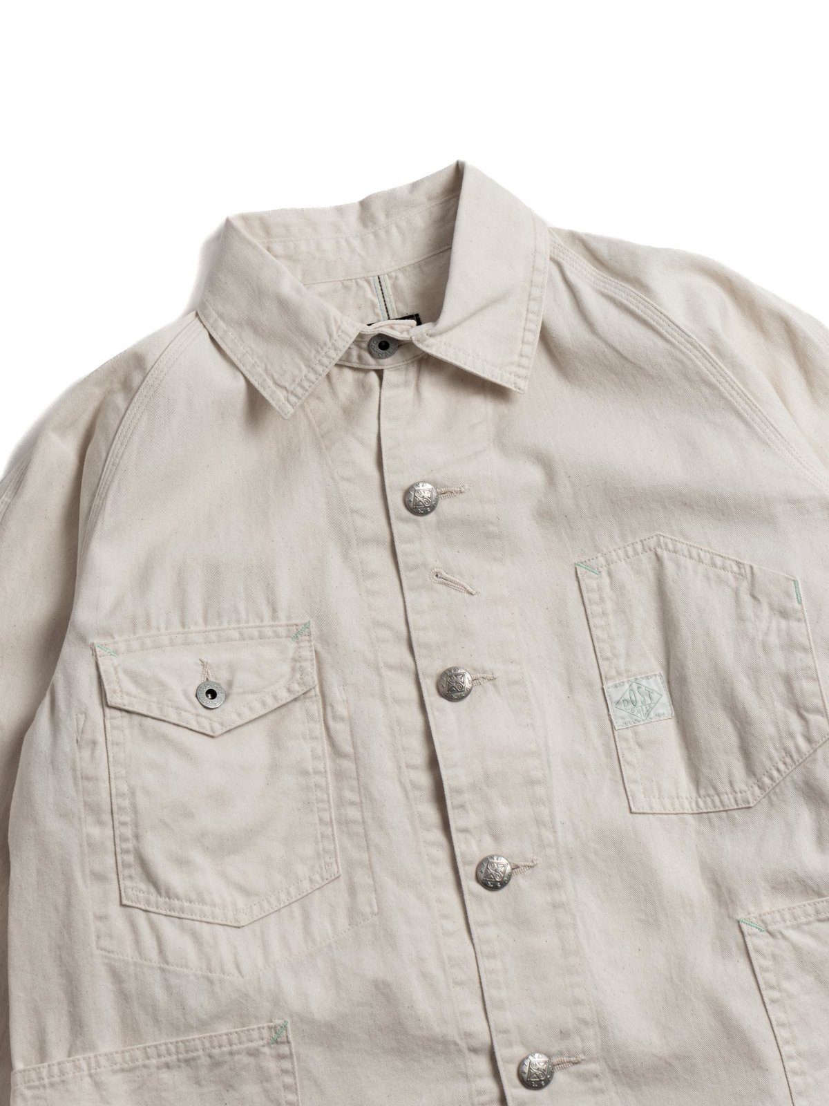 ENGINEER’S JACKET COTTON DRILL NATURAL - Image 2