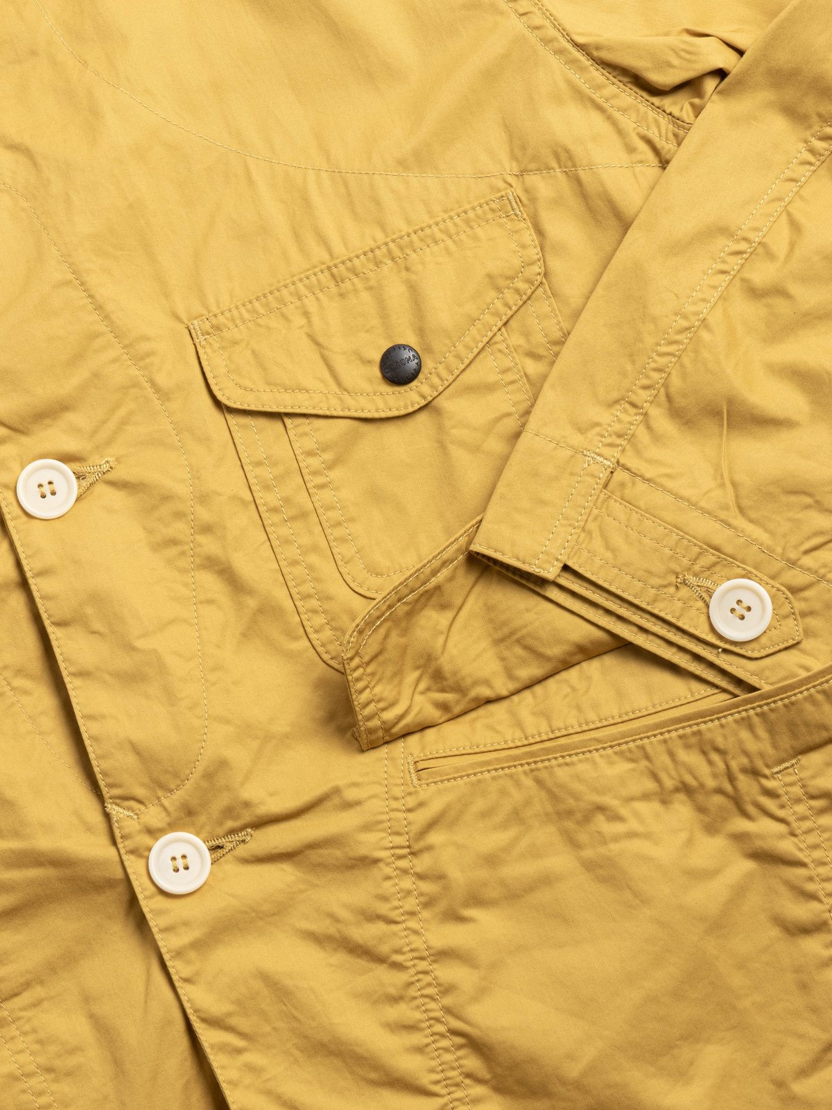 (CJ001) GAME JACKET LIGTH COTTON TWILL MUSTARD - Image 4