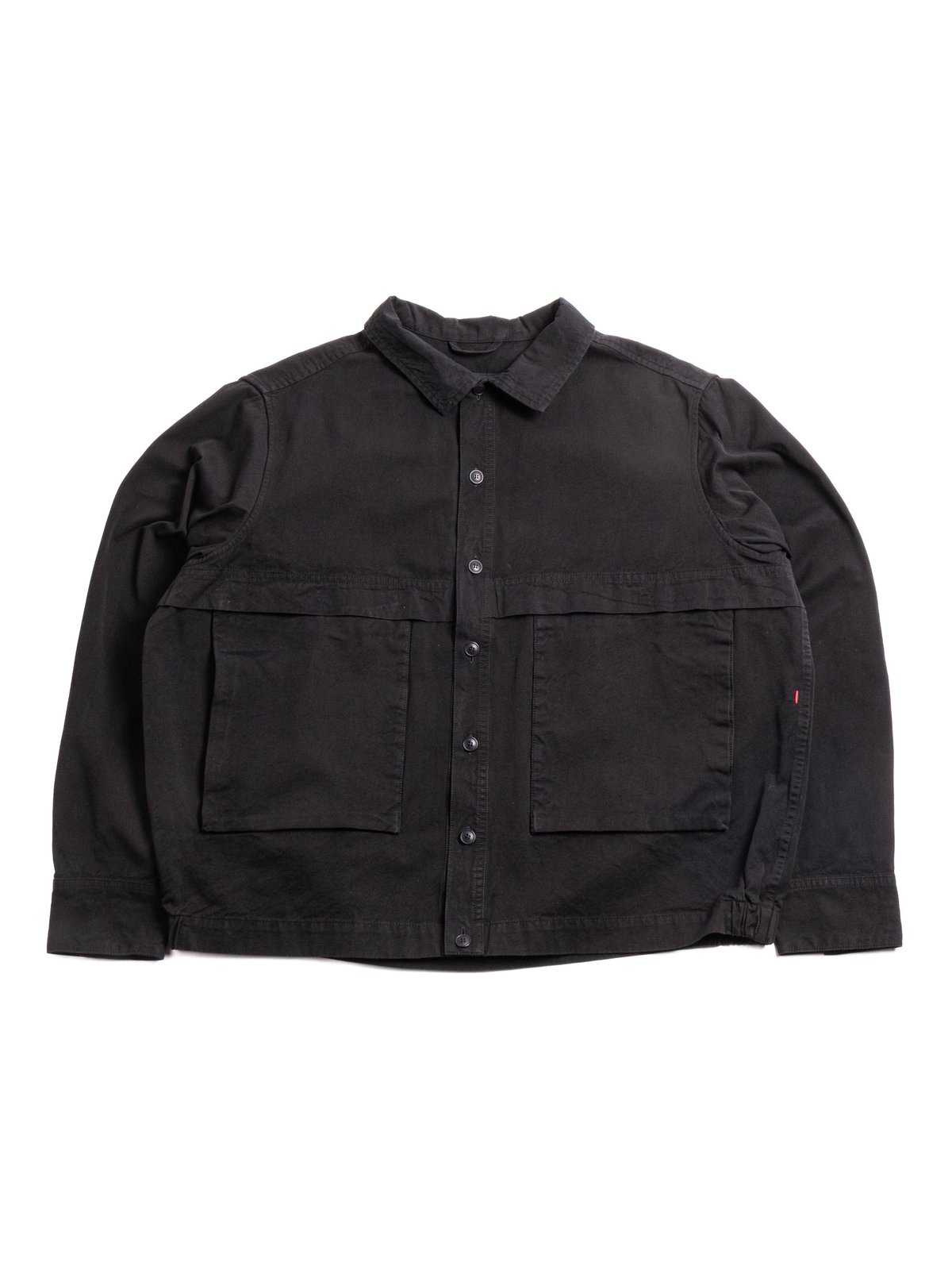 FABU SHIRT DOUBLE COT PITCH BLACK - Image 1