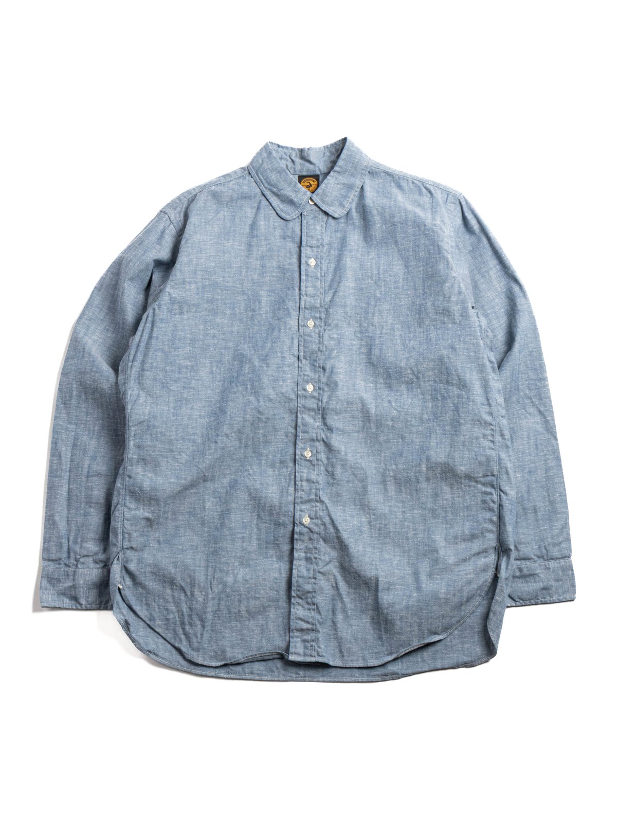 (JG&ndash;34) BB ROUND COLLAR OXFORD NAVY - Image 1