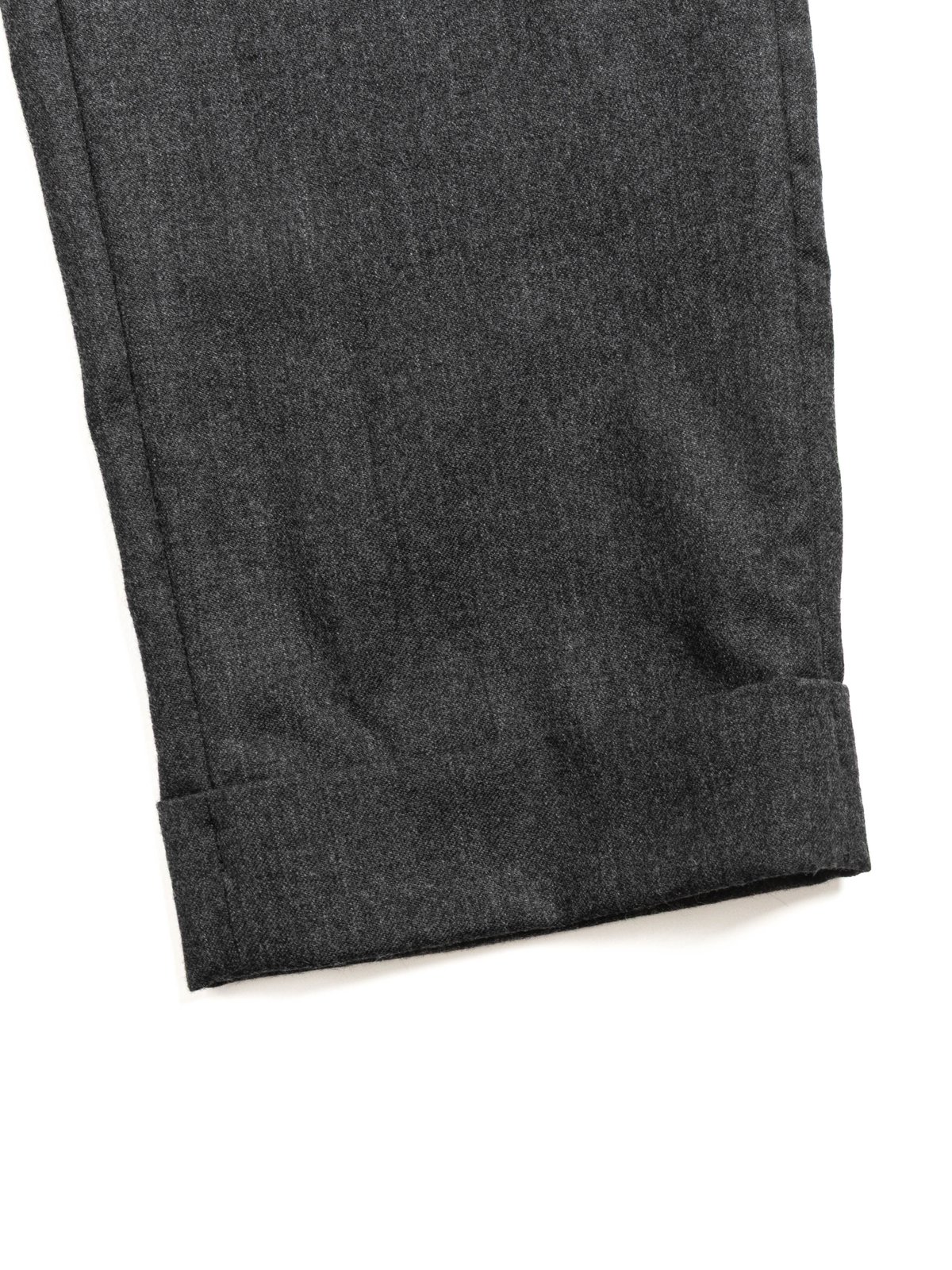 ANDOVER PANT CHARCOAL HIGH COUNT WORSTED WOOL - Image 4
