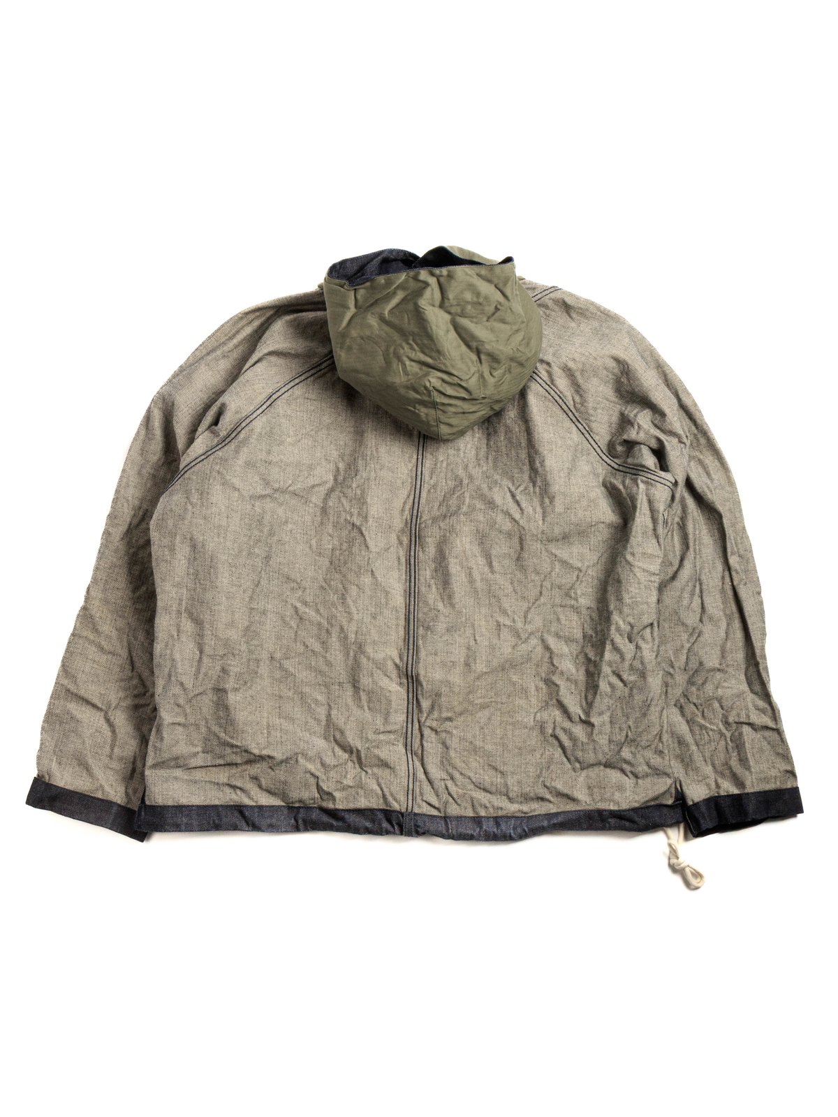 REVERSIBLE PULLOVER JACKET DENIM INDIGO - Image 14