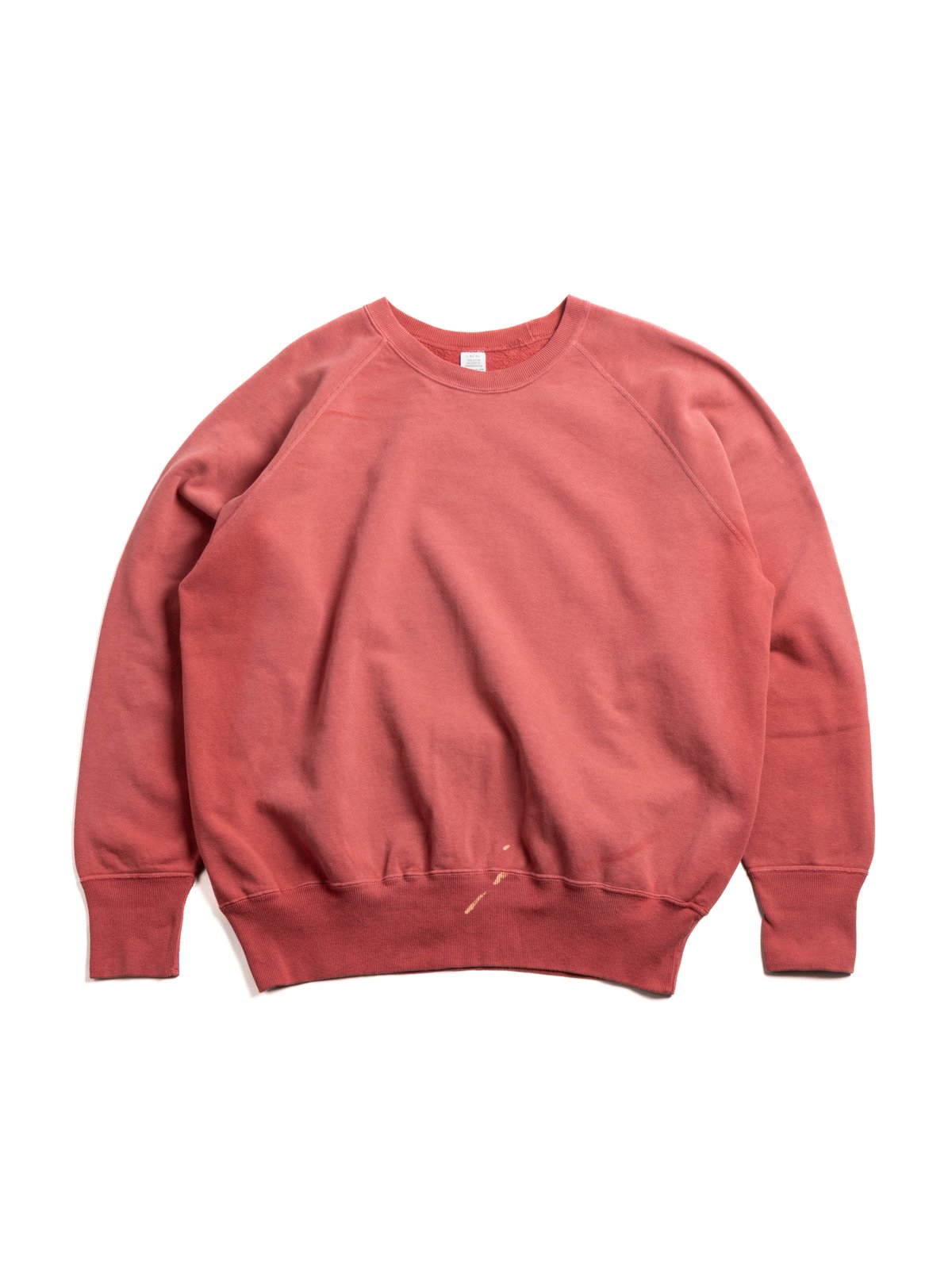(LOT 461) RAGLAN CREW NECK SW U/W (SUN BURN) RED - Image 1