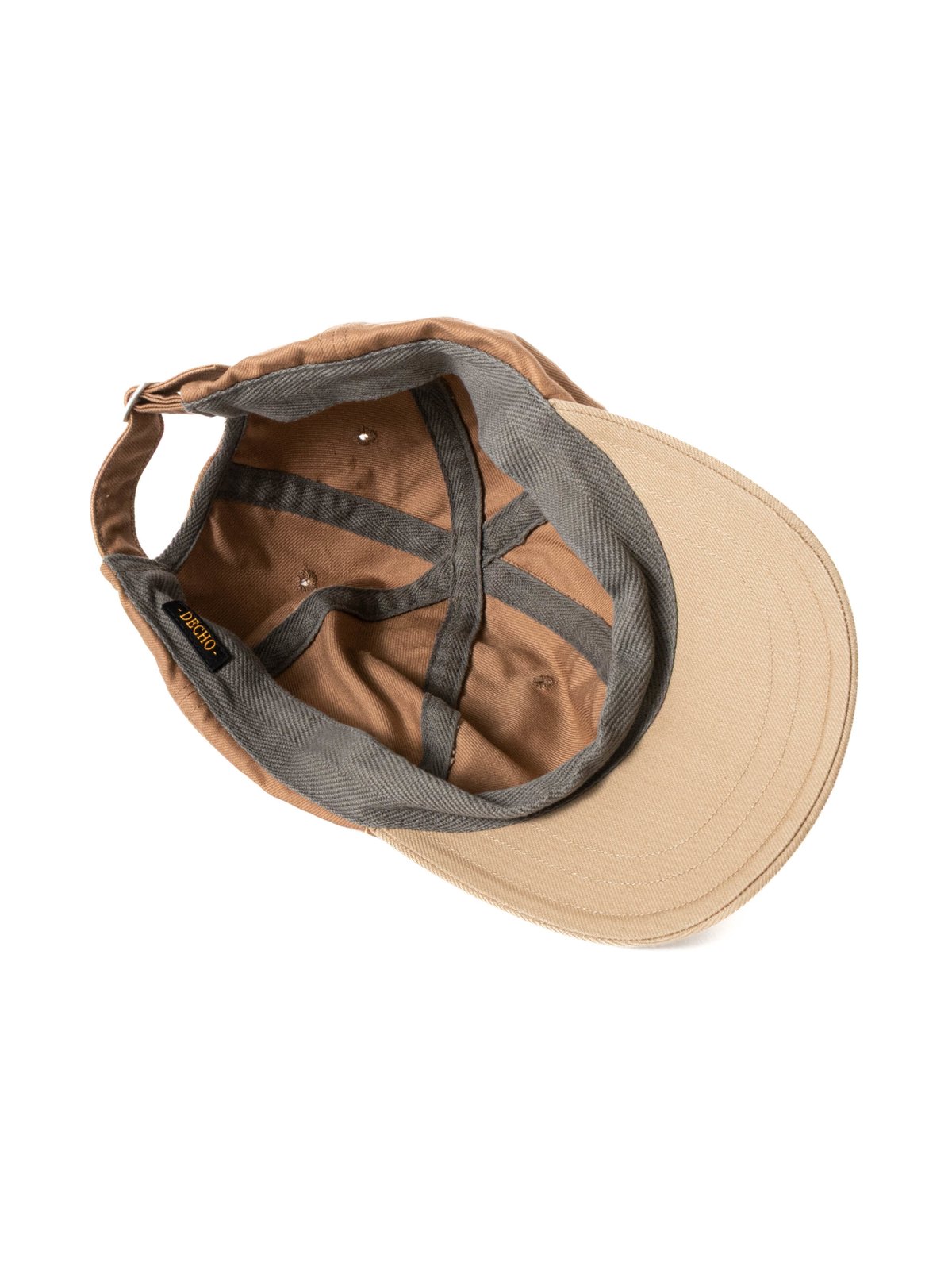 MIL. DRILL BICOLOR CAP BEIGE - Image 5