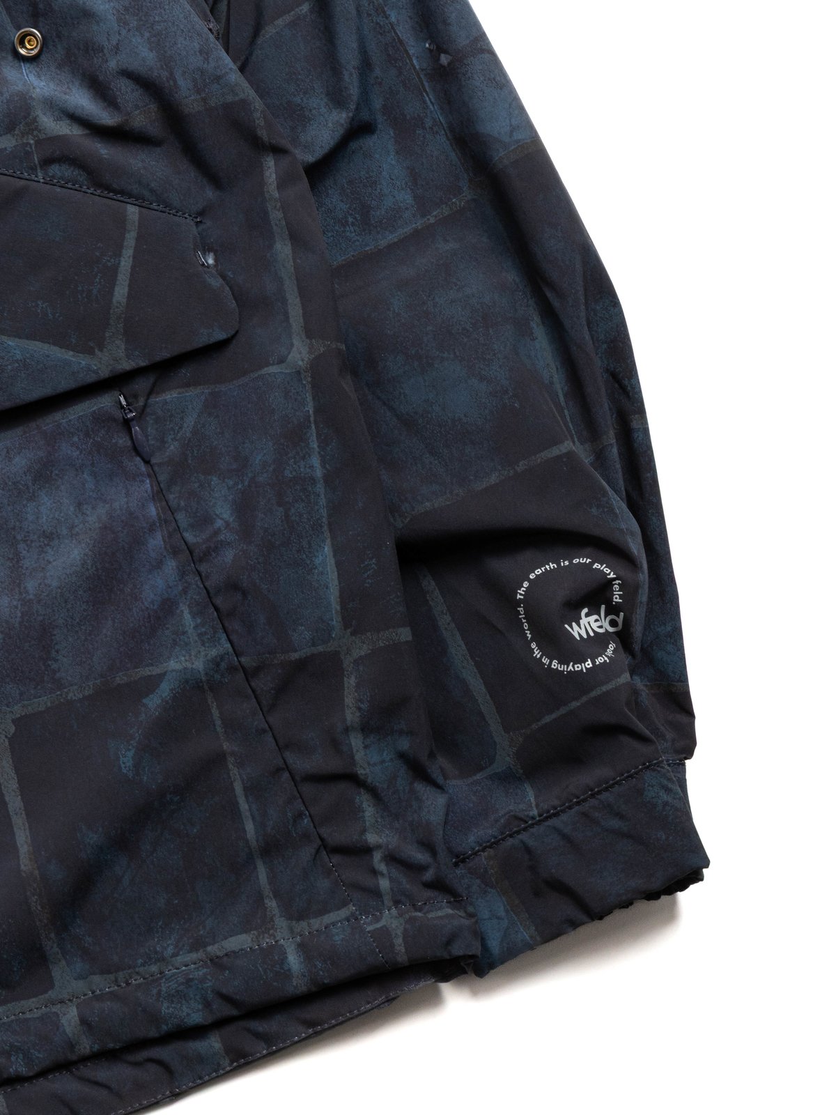 AlLL TREK POCKET SHORT JACKET NAVY (AOP) - Image 3
