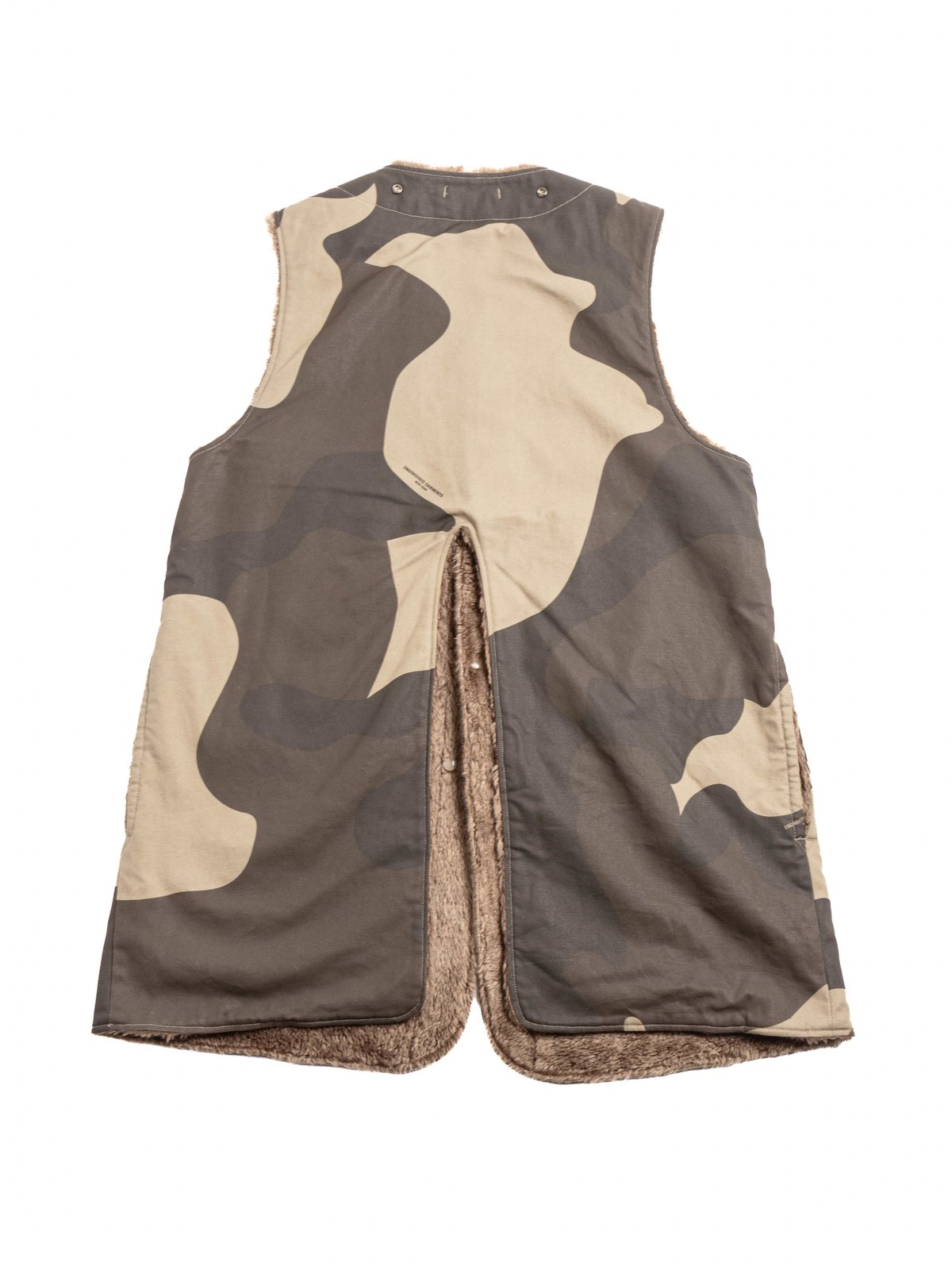 LINER VEST BROWN MAMMOTH DUCK CAMO CANVAS - Image 4