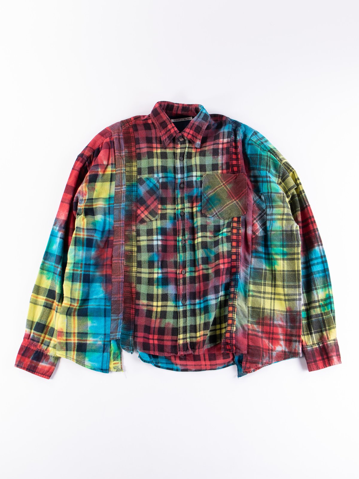 Tie Dye Assorted 7 Cuts Rebuild Shirt By Needles The Bureau Belfast The Bureau Belfast