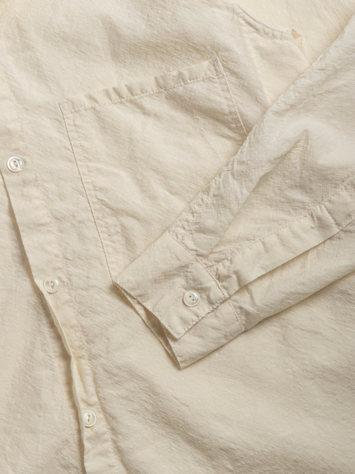 PLASTRON SHIRT WOOL CALICO RINSED - Image 3