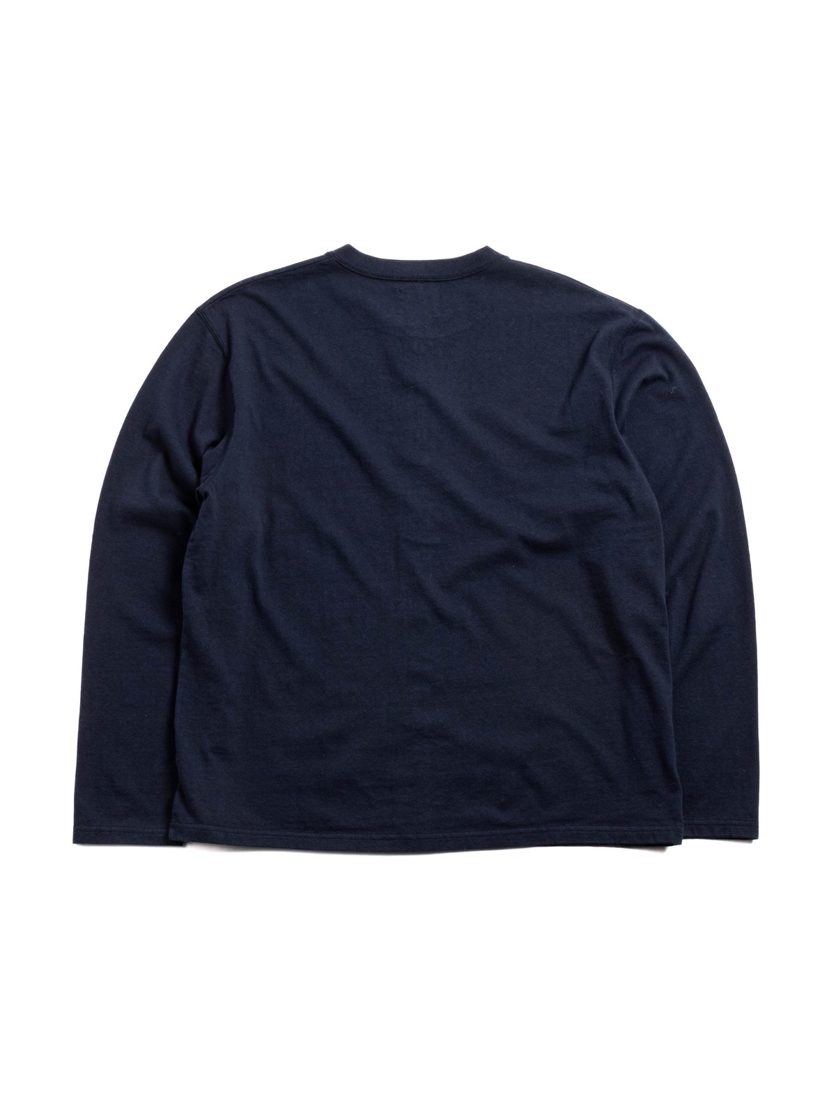 (KP2406MT) RAFFIA CREWNECK CARDIGAN NAVY - Image 3