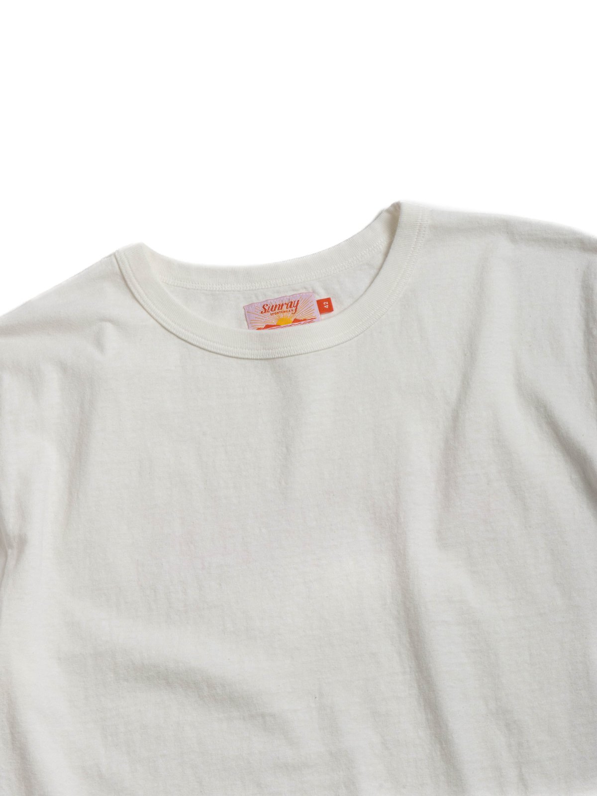 HALEIWA S/S T–SHIRT OFF WHITE / BLUE PRINT - Image 3