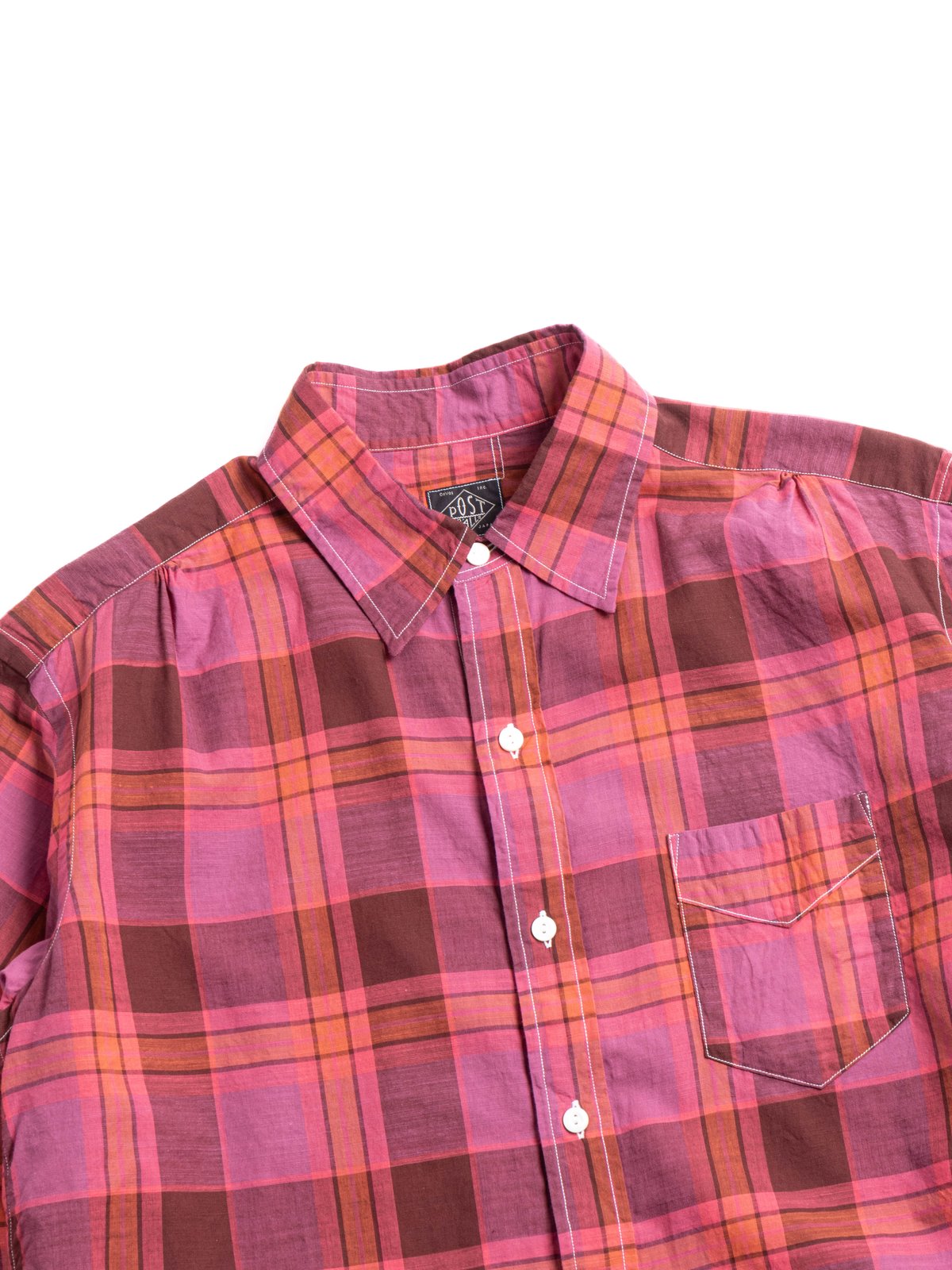 (3232&ndash;CPP) ORIGINAL BL SHIRT COTTON PLAID PINK - Image 2