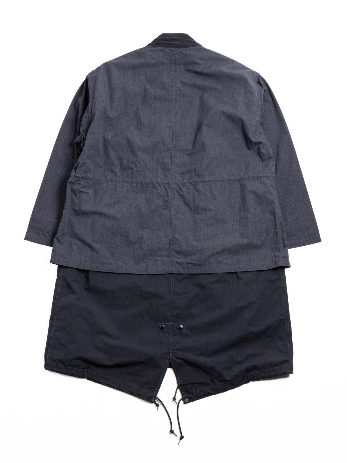 FDMTL HAORI COAT NAVY - Image 4