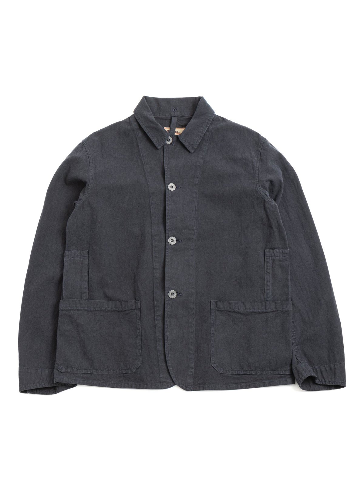 NAVVIE BLAZER COTTON BROKEN TWILL NAVY - Image 1