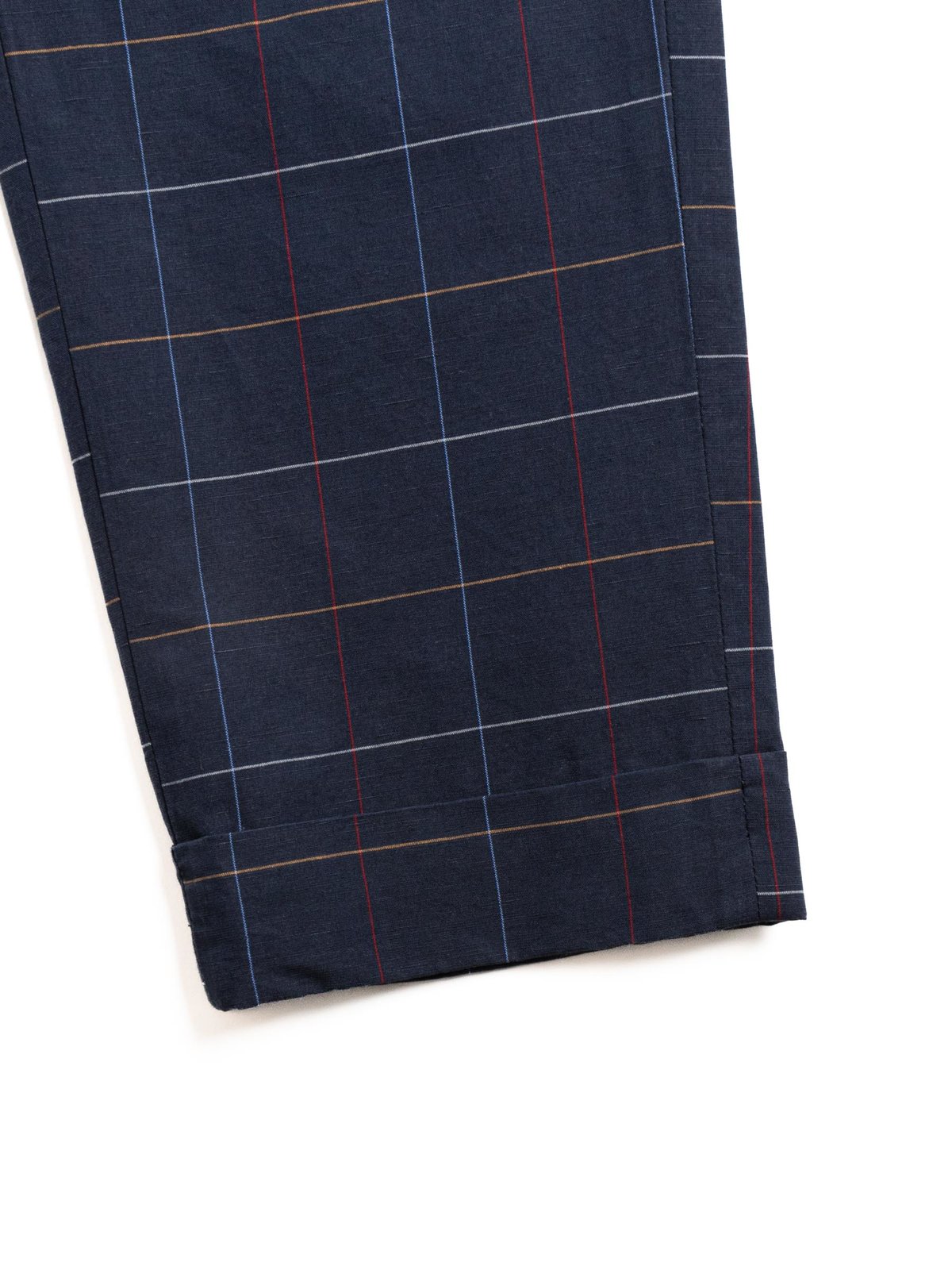 ANDOVER PANT NAVY CL WINDOWPANE - Image 4