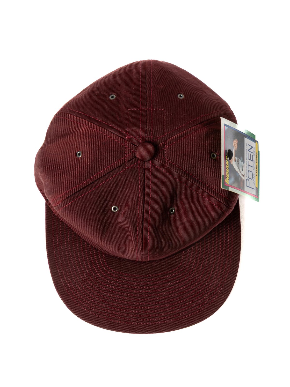 POTEN 80’S BB CAP VINTAGE NYLON WINE  - Image 4