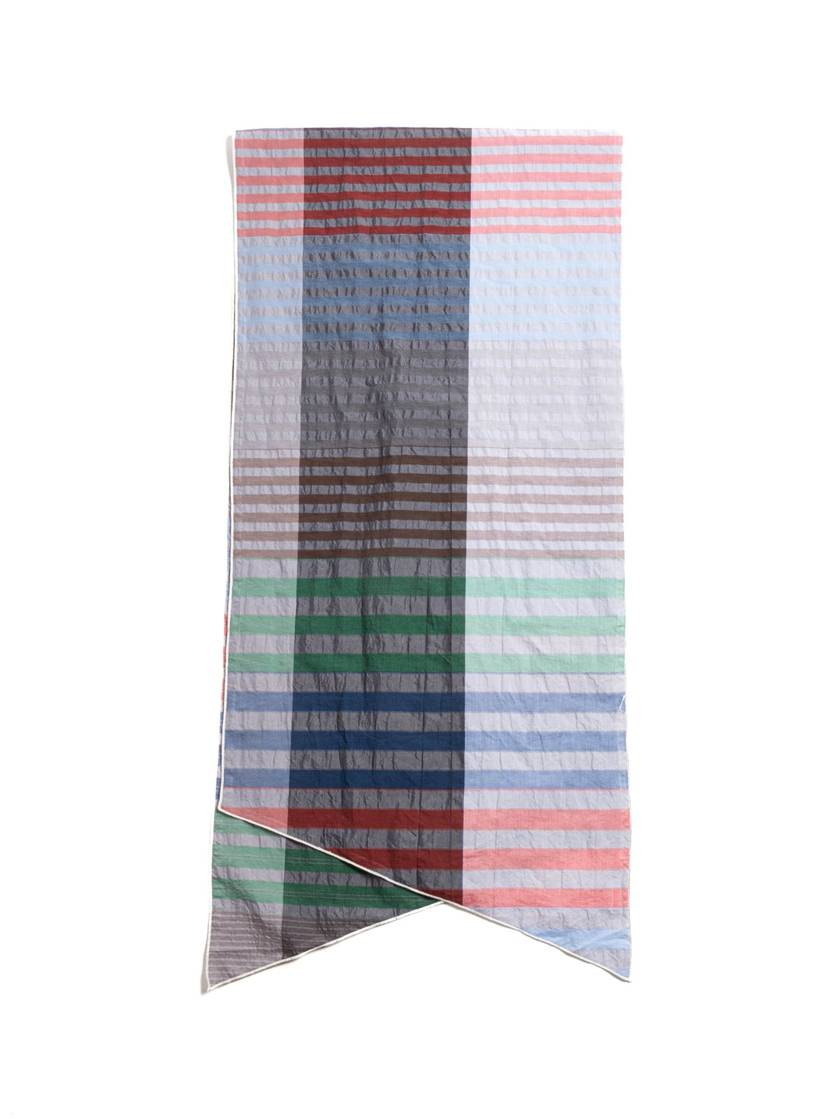 LONG SCARF MULTI COLOR CP BIG PLAID  - Image 4