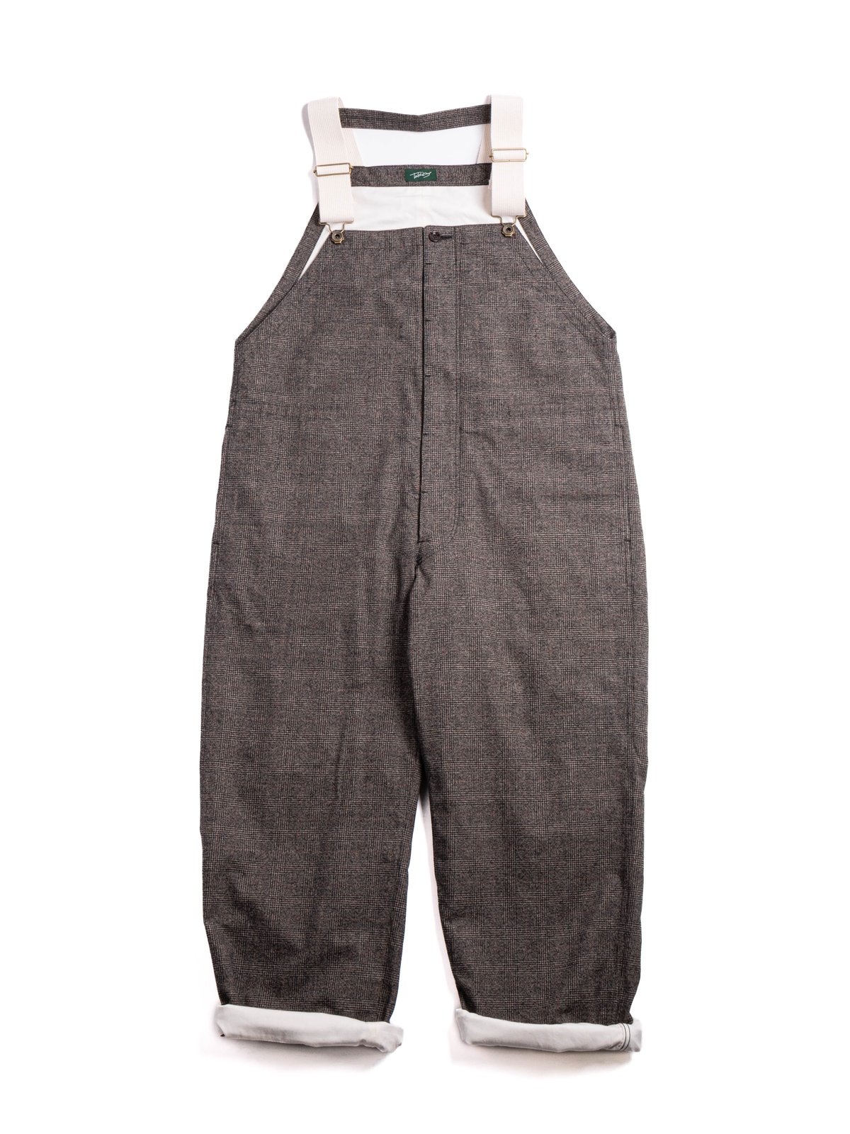 (25305) HEATHER COTTON OVERALLS PLAID - Image 1