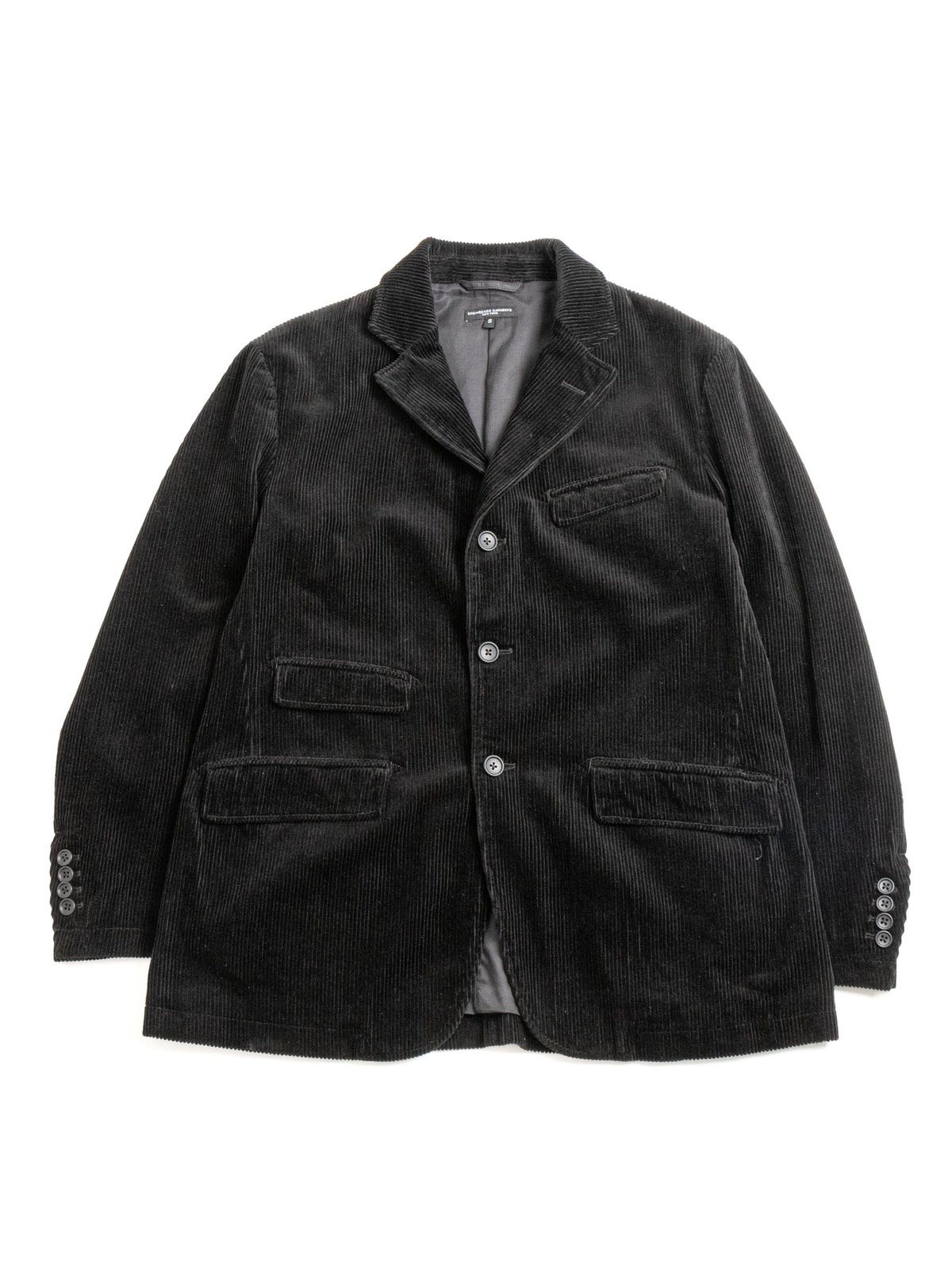 ANDOVER JACKET BLACK COTTON 8W CORDUROY by Engineered Garments – The Bureau  Belfast - The Bureau Belfast