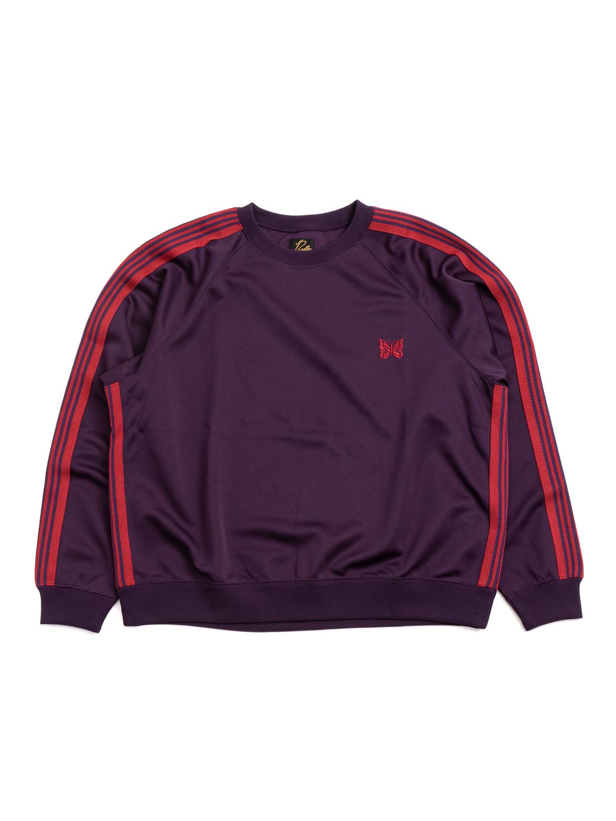 NEEDLES TRACK CREW NECK POLY SMOOTH DK PURPLE by Needles – The