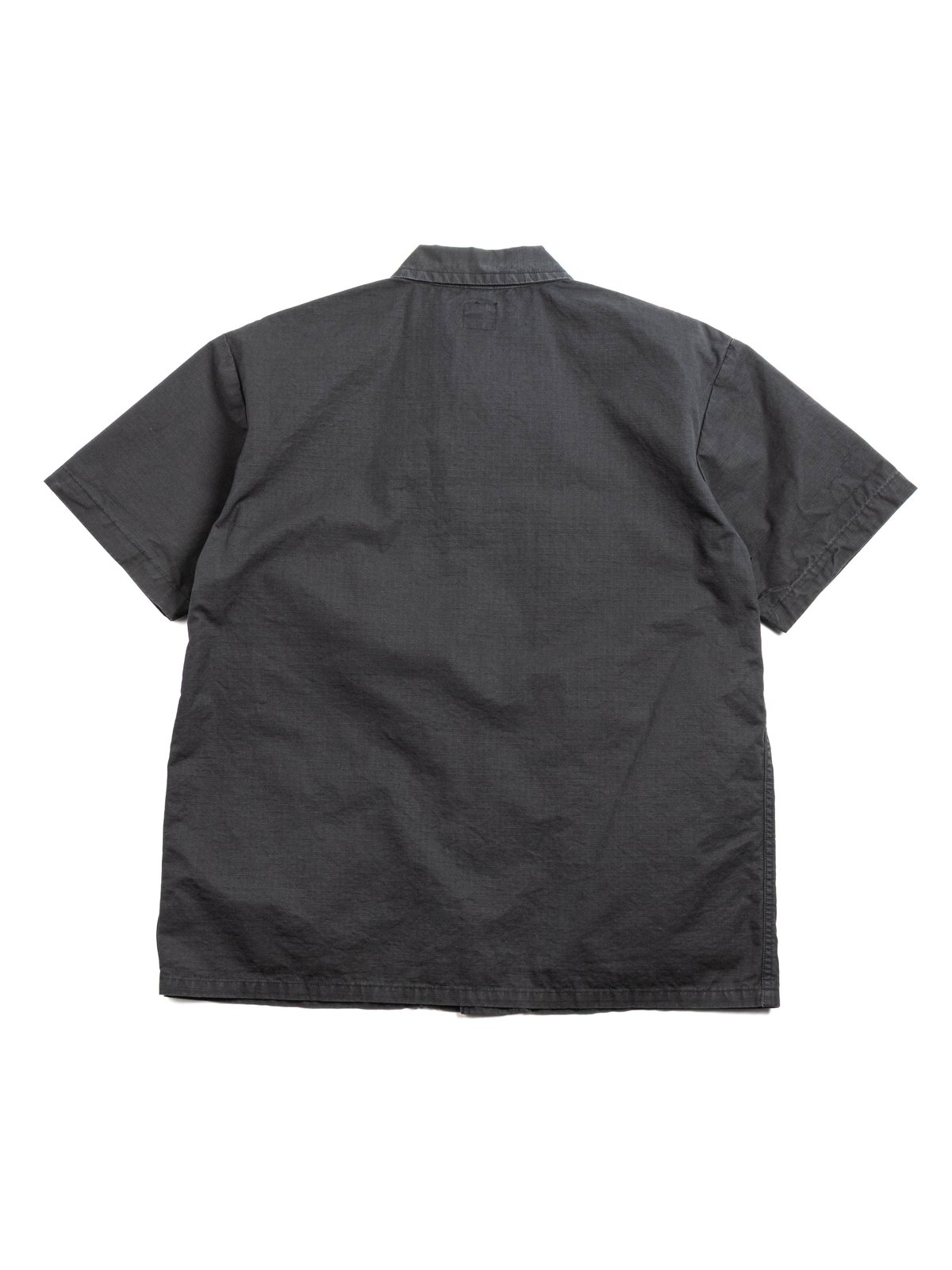 (8046) S/S UTILITY SHIRT RIPSTOP NAVY - Image 4
