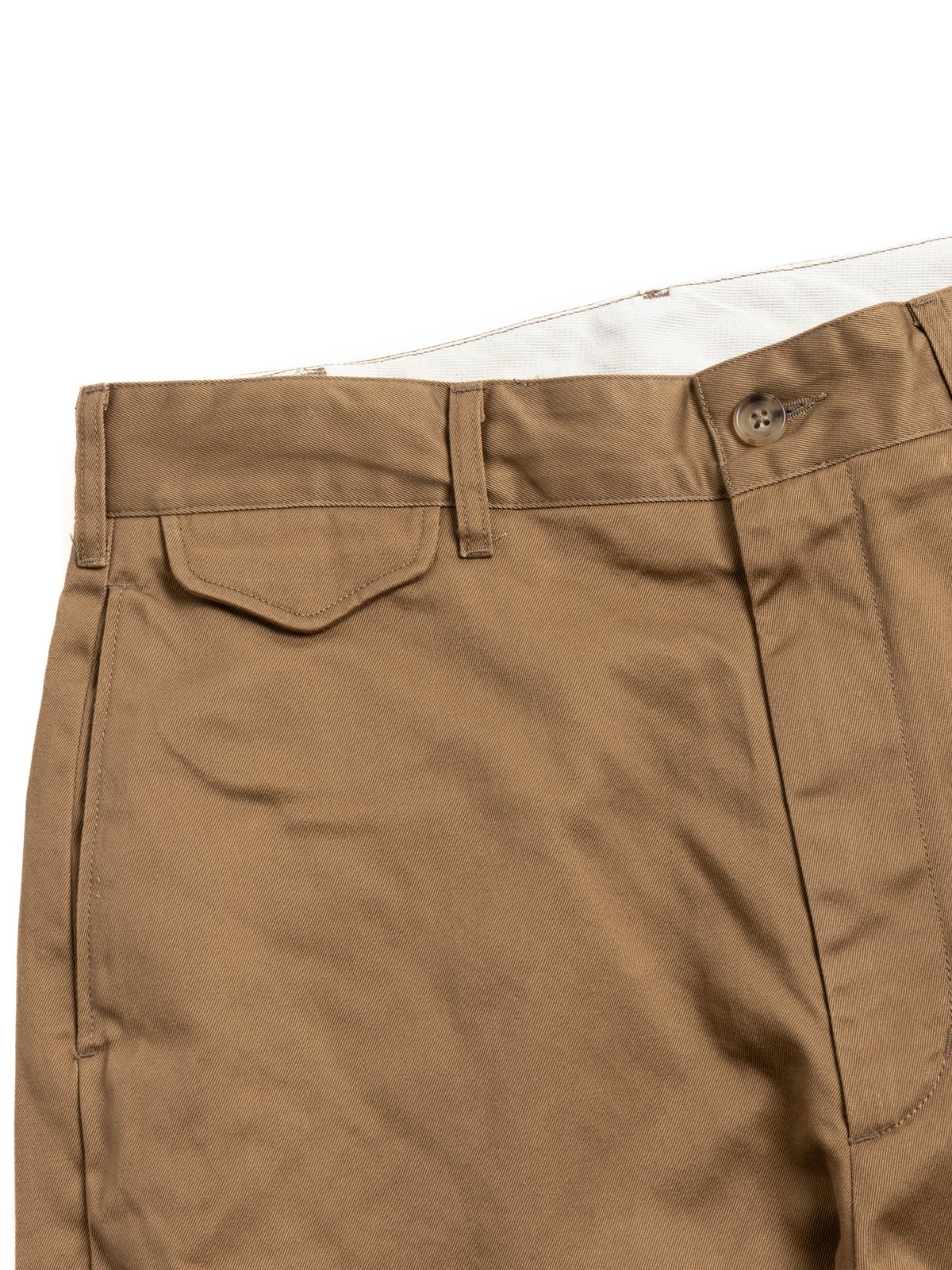 OFFICER PANT CAMEL COTTON HIGH COUNT HEAVY TWILL - Image 2