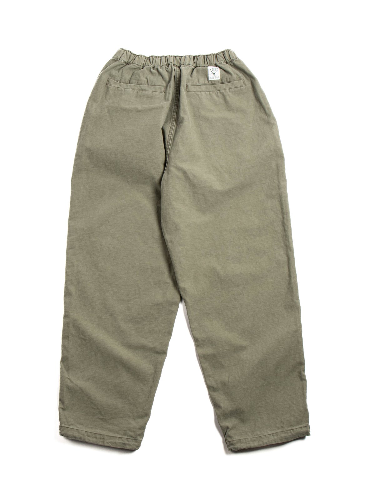 SOUTH2 WEST8 BELTED LOGGER PANT REVERSE SATEEN OLIVE - Image 4