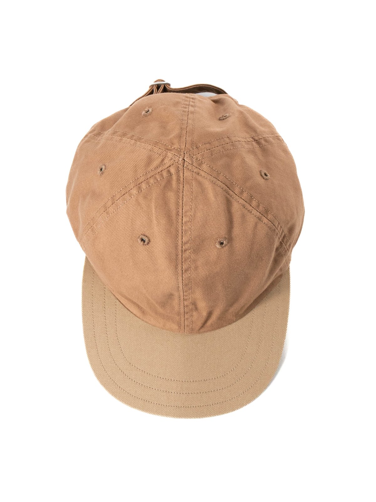MIL. DRILL BICOLOR CAP BEIGE - Image 4