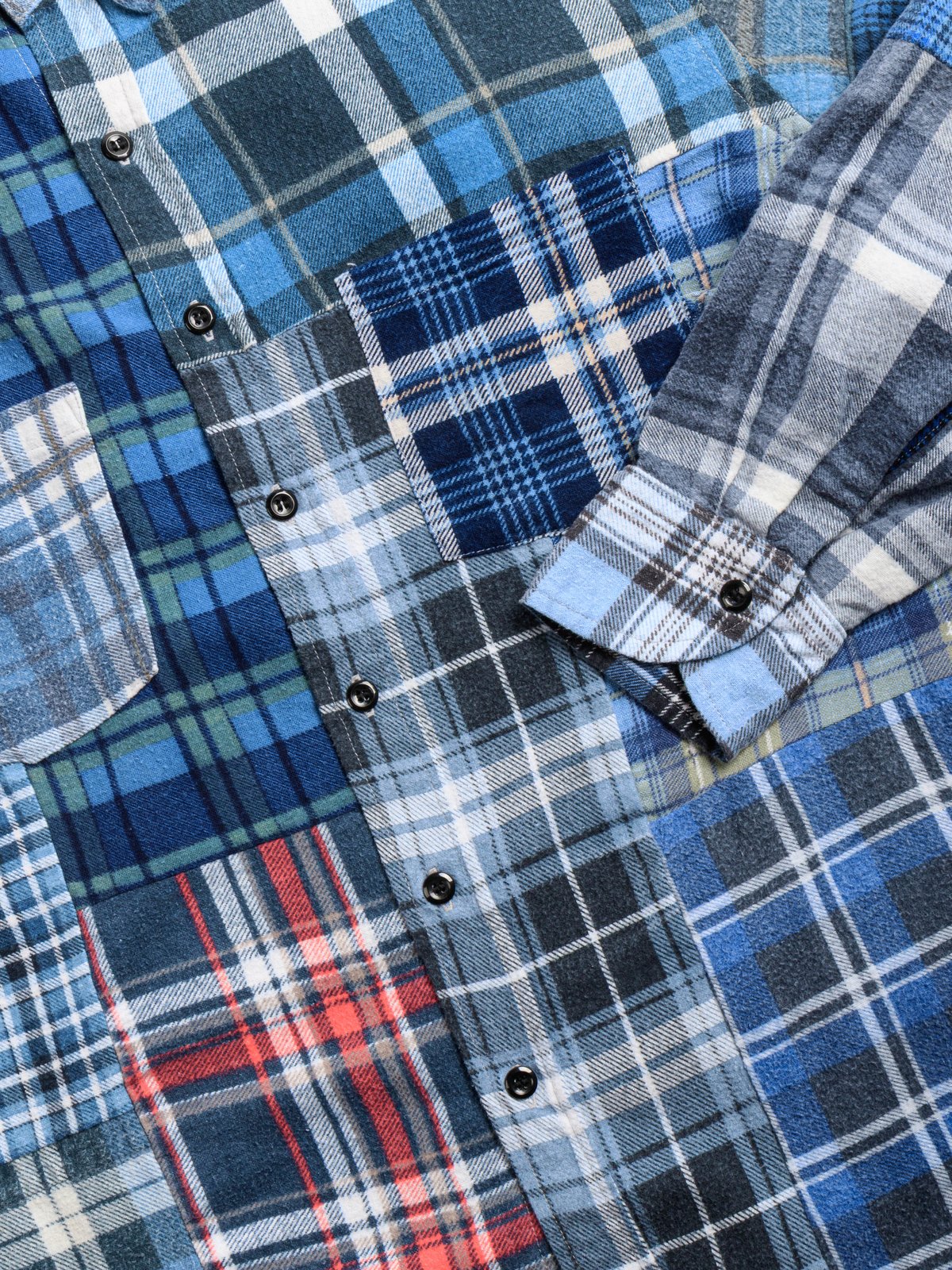 REBUILD by NEEDLES FLANNEL SHIRT STRAIGHT HEM SHIRT ASSORTED 1 - Image 4