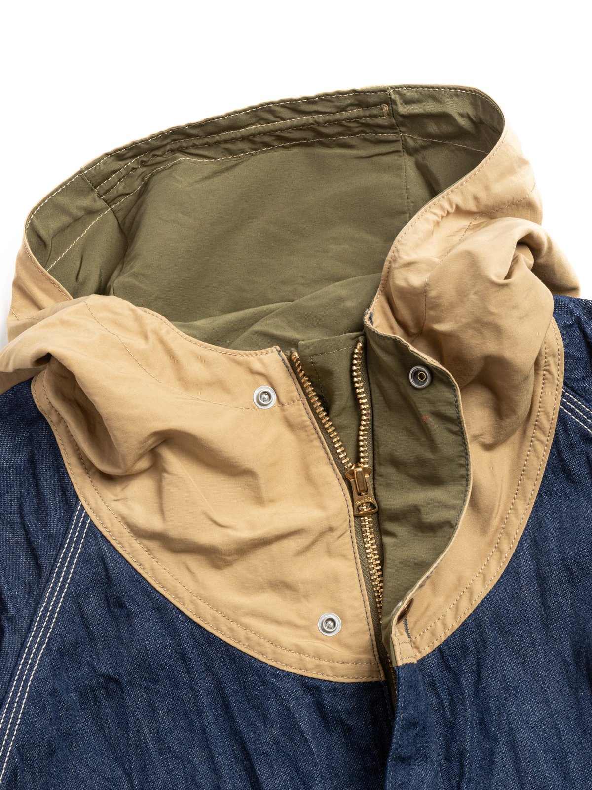 (6143) 60/40 CLOTH HOODED COVERALL ONE WASH - Image 4