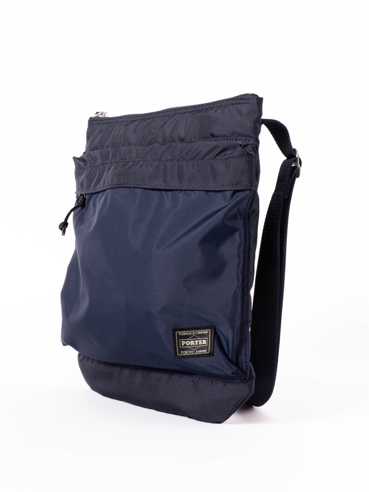 PORTER FORCE SHOULDER BAG NAVY - Image 2