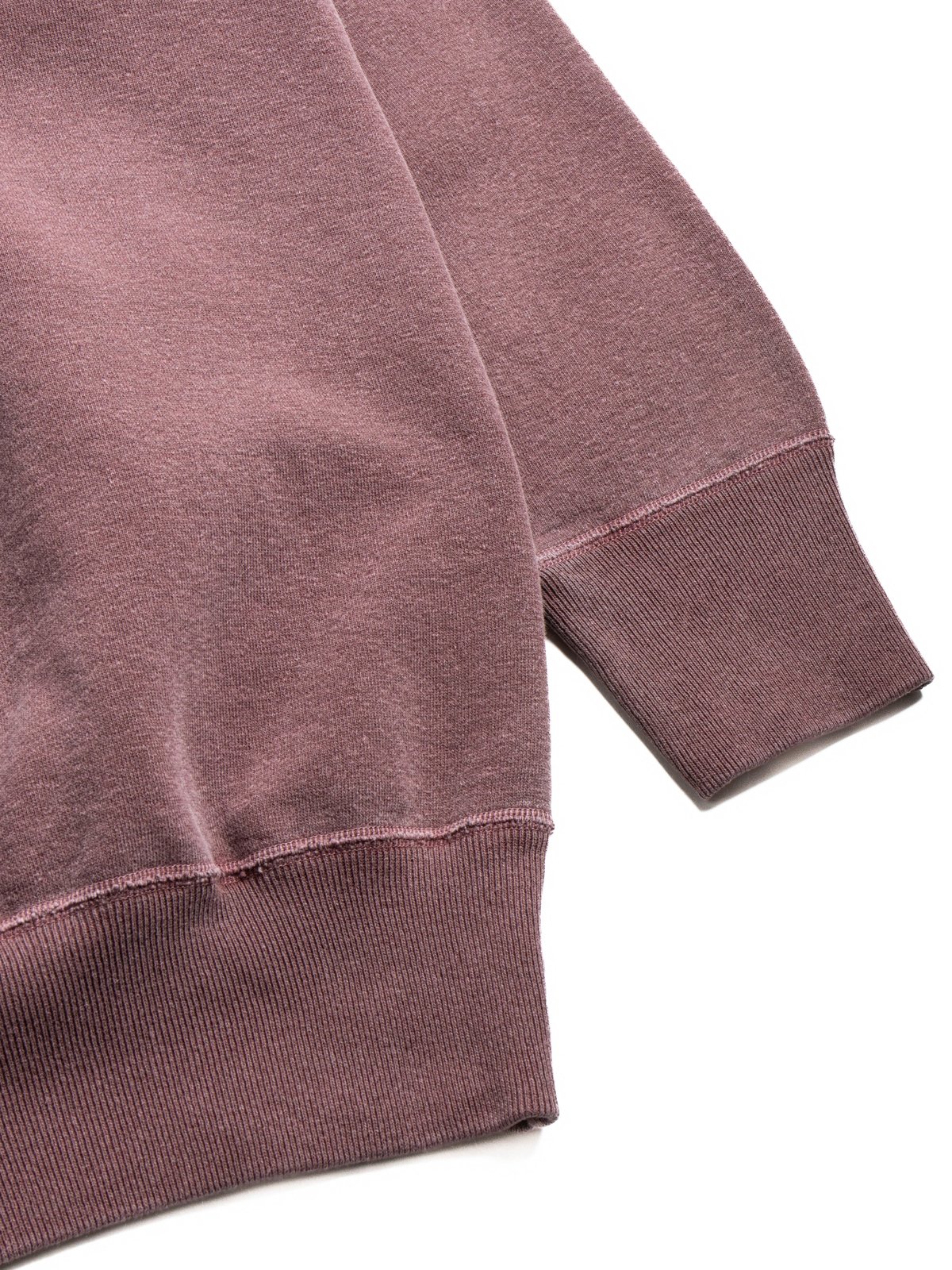 (LOT 83004PD) FLATSEAMS RAGLAN SWEAT SHIRT P.D. BORDEAUX - Image 4