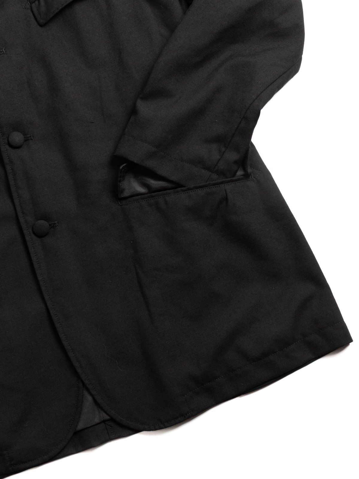 ANDOVER JACKET BLACK TROPICAL WOOL - Image 3