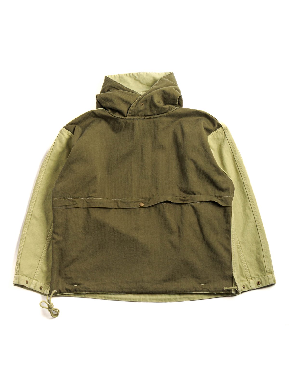 REVERSIBLE PULLOVER JACKET SAGE GREEN - Image 8