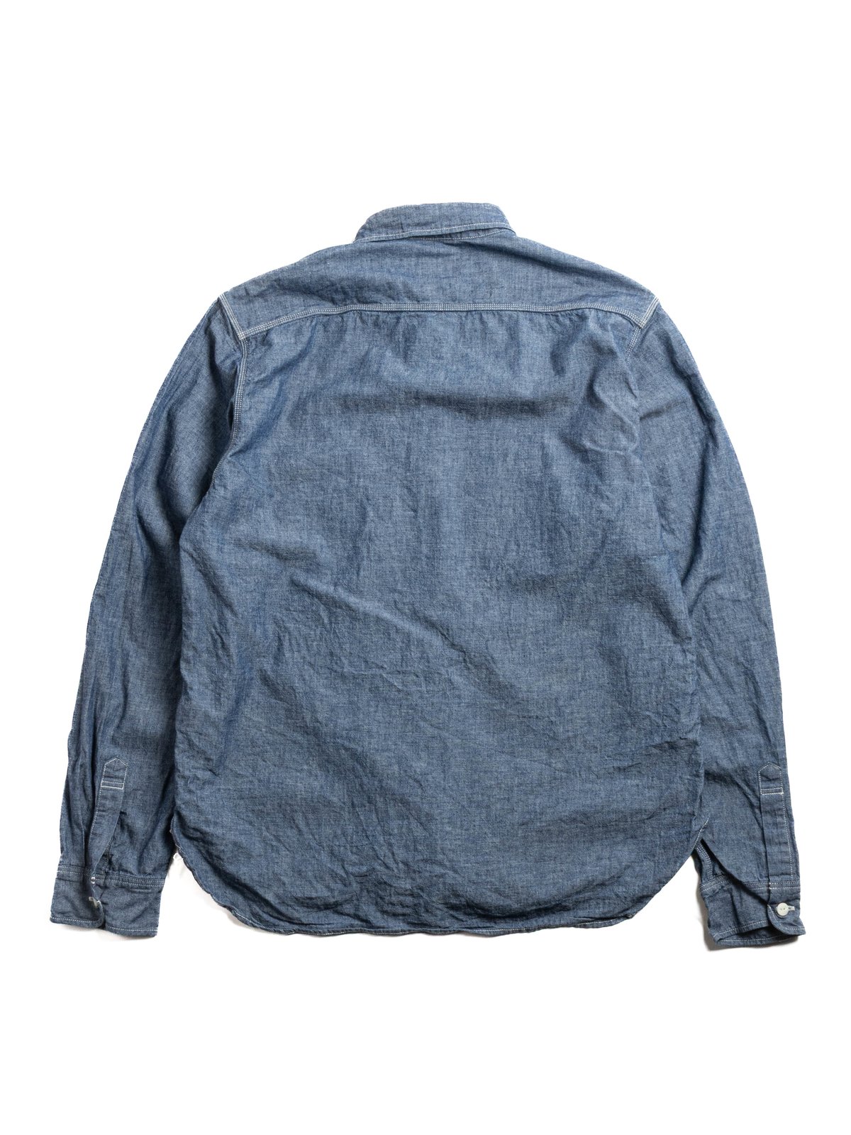 MS003R (01) BIG JOHN SELVEDGE CHAMBRAY WORK SHIRT - Image 5