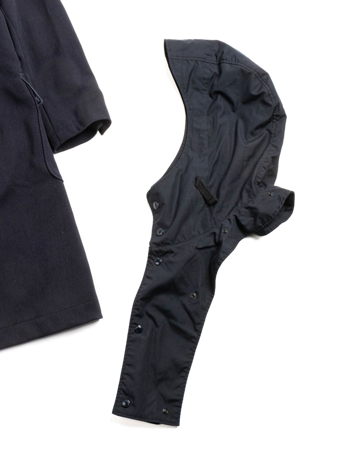 CHESTER COAT DK.NAVY HEAVY WOOL ELASTIQUE - Image 7