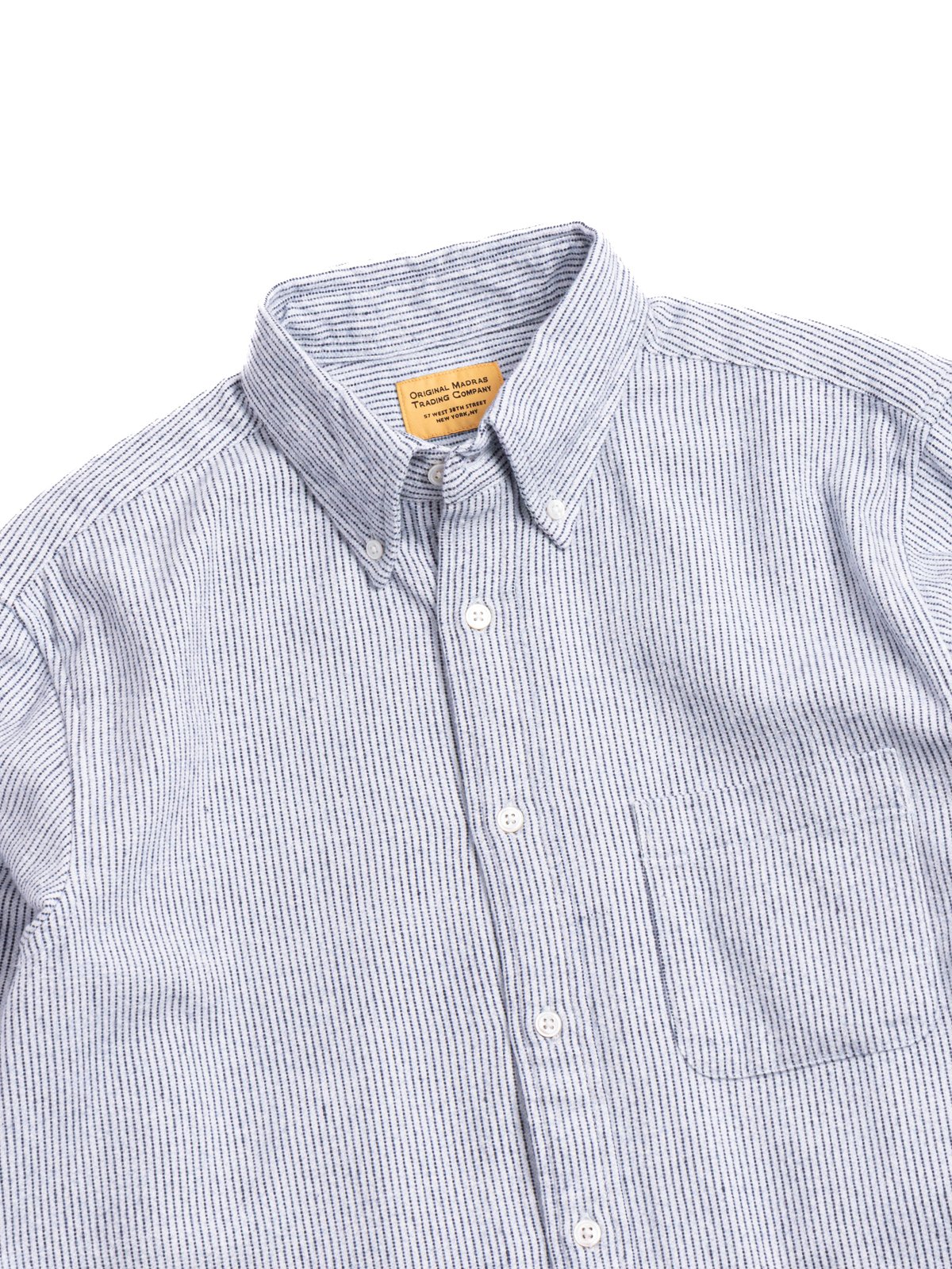 (OM45475.41) TBB HAND WOVEN TWO PLY OXFORD WEAVE B.D. STRAIGHT HEM SHIRT - Image 2
