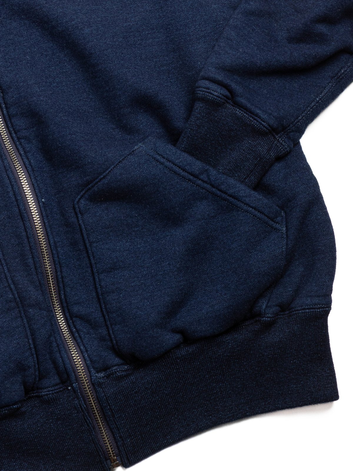 (D8183 STUDIO D&rsquo;ARTISAN INDIGO REVERSIBLE SWEATSHIRT - Image 3