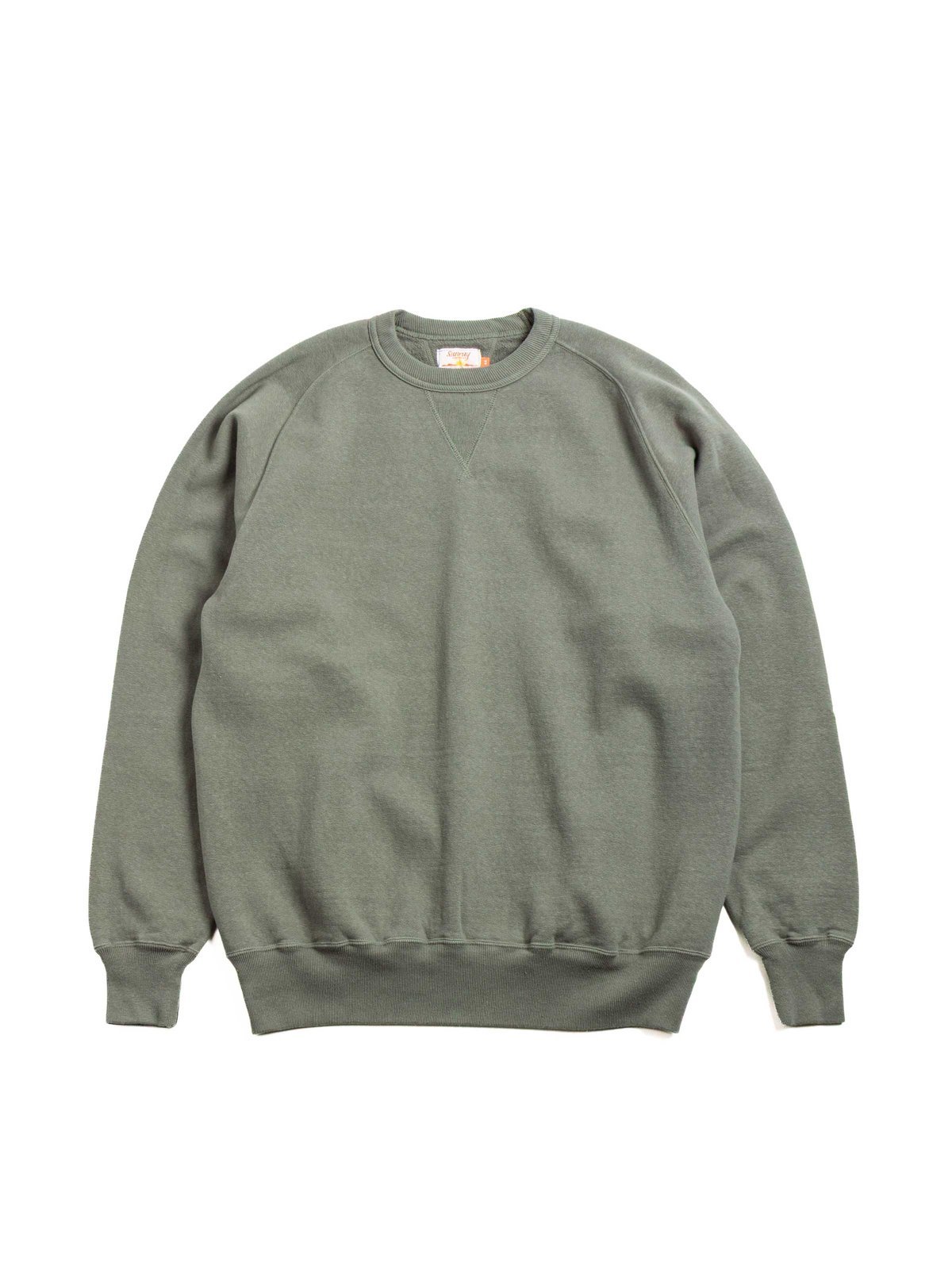 PUAMANA CREWNECK SWEATSHIRT BALSAM GREEN - Image 1