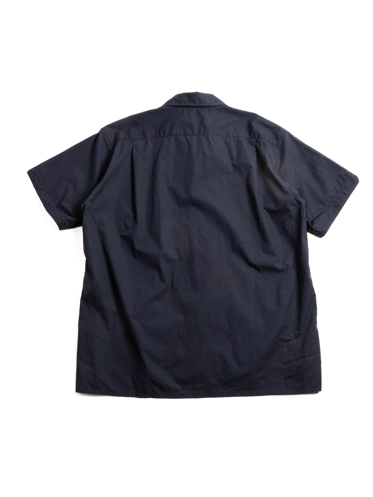 CAMP SHIRT DK. NAVY COTON BROADCLOTH - Image 3